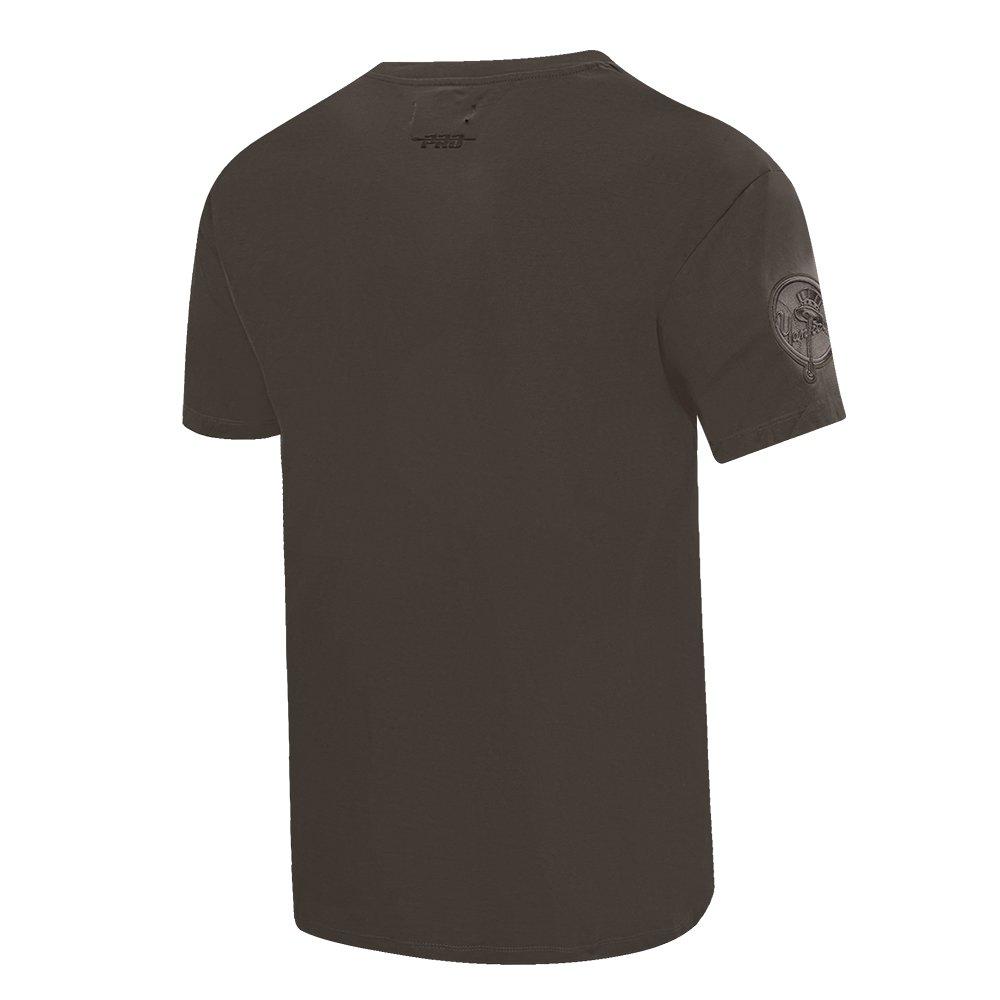 Pro Standard Men's MLB New York Yankees Neutral Drop Shoulder Top - DK BROWN Thumbnail View 4