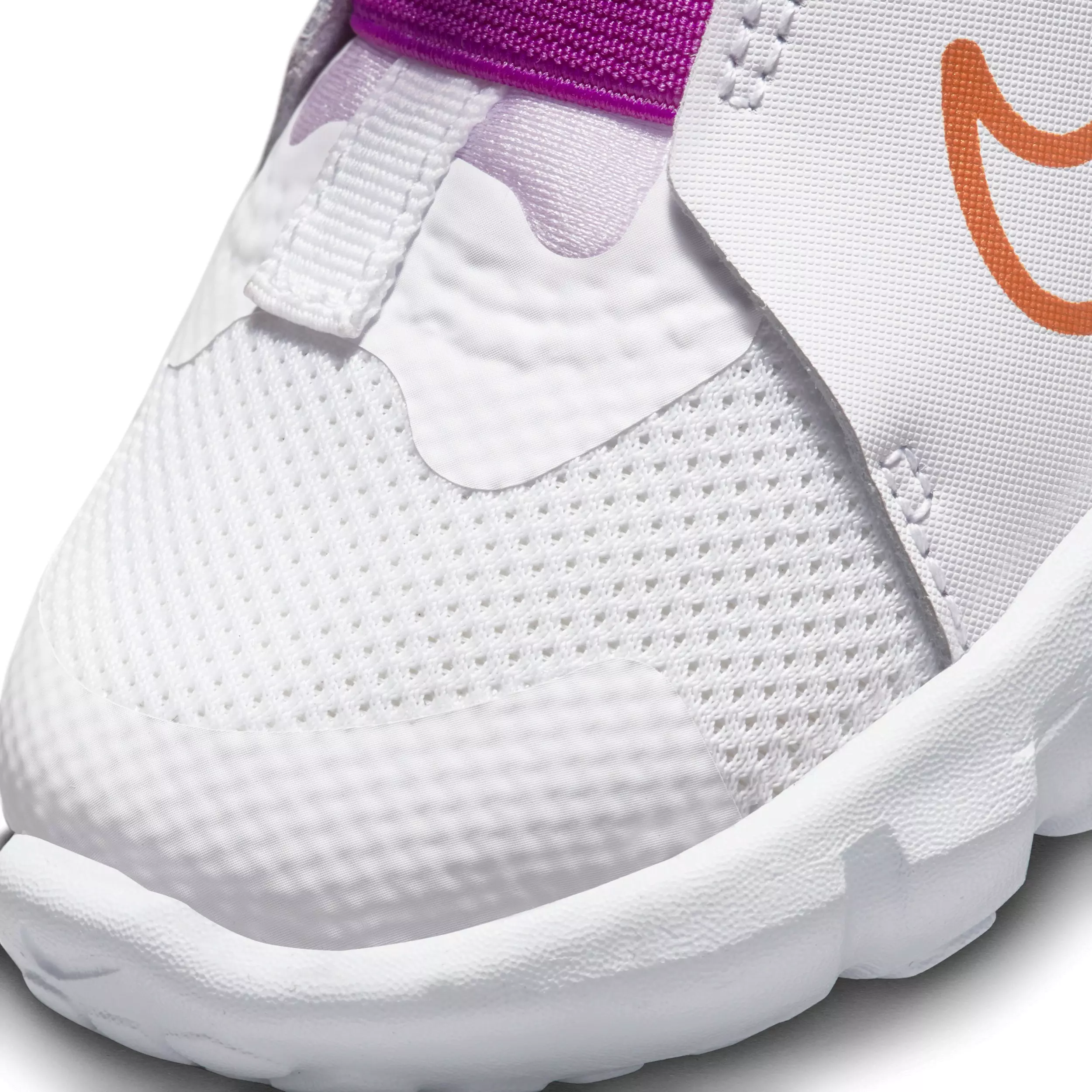 Nike Flex Runner 2 "White/Violet Frost/Vivid Purple/Metallic Copper" Infant Girls' Running Shoe - WHITE/VIOLET/PURPLE/COPPER