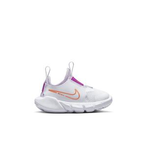Nike Flex Runner 2 "White/Violet Frost/Vivid Purple/Metallic Copper" Infant Girls' Running Shoe - WHITE/VIOLET/PURPLE/COPPER