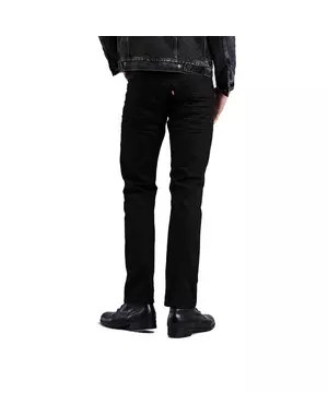 Levi's Men's 501 Original Straight Fit Jeans-Polished Black