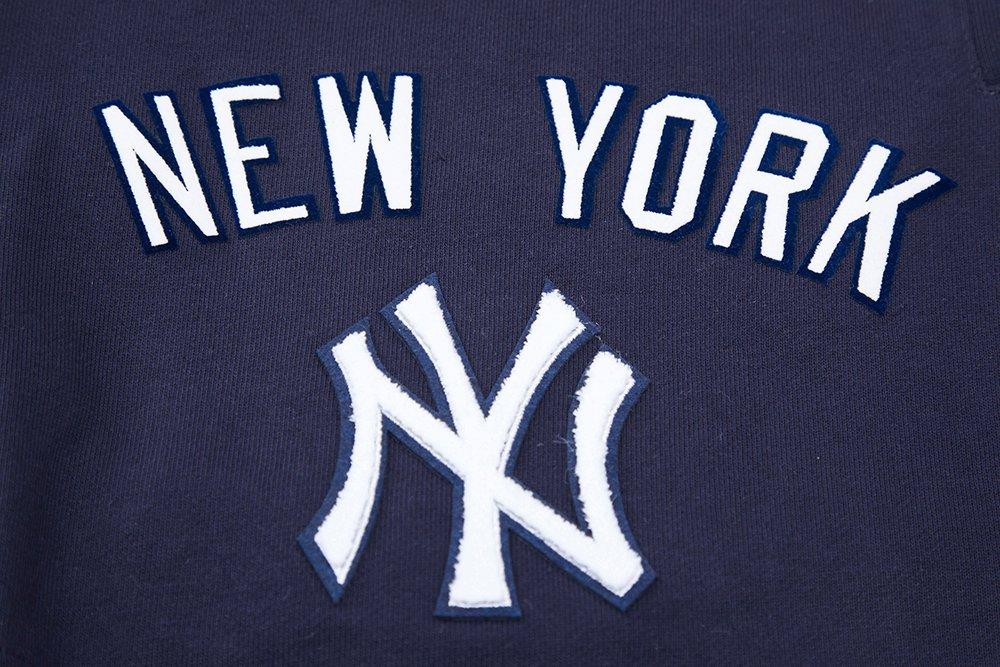 Pro Standard Men's MLB New York Yankees Bristle Fleece Shorts - NAVY Thumbnail View 5
