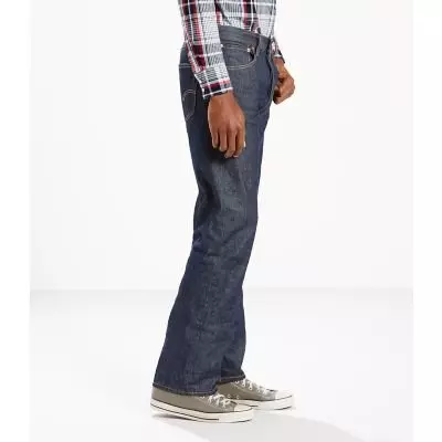 Levi's 501 Original Fit Shrink to Fit Jeans - BLUE
