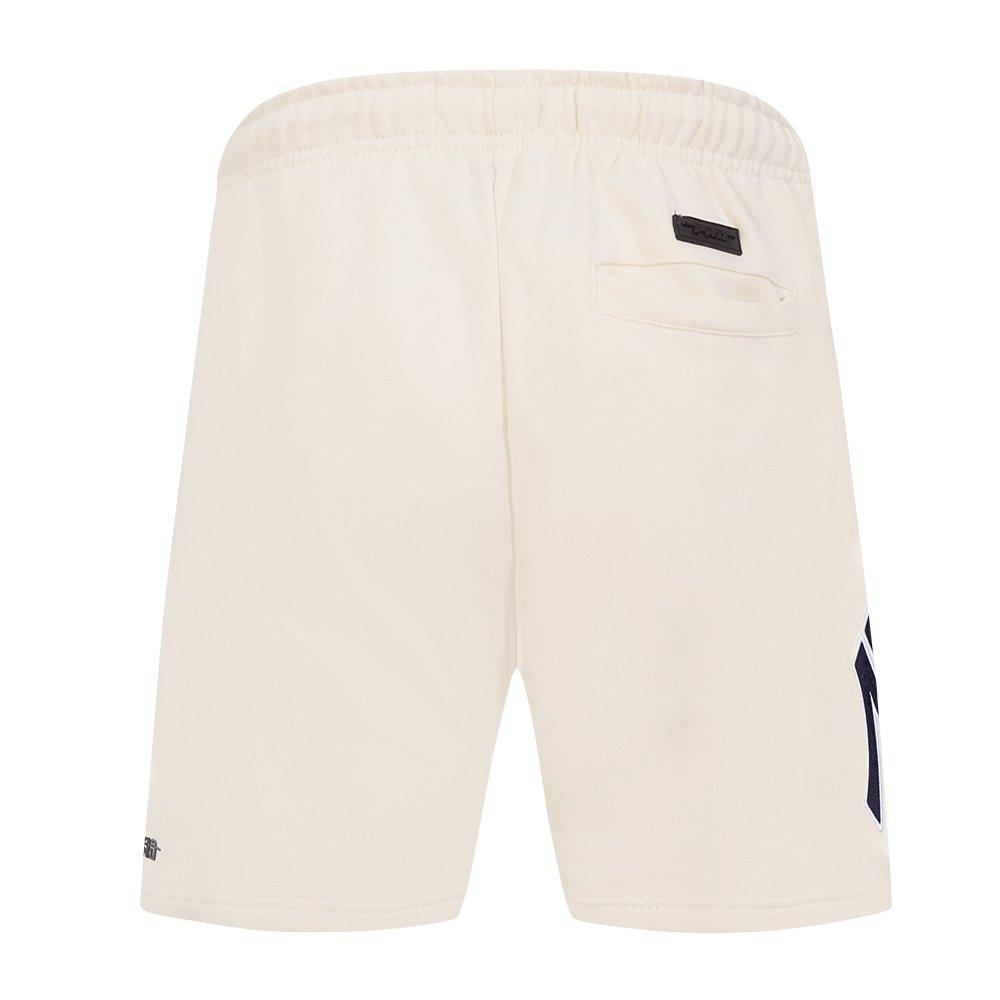 Pro Standard Men's MLB New York Yankees Retro Classic Fleece Shorts - CREAM Thumbnail View 2