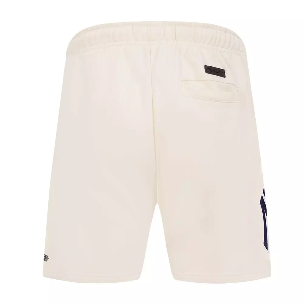 Pro Standard Men's MLB New York Yankees Retro Classic Fleece Shorts - CREAM