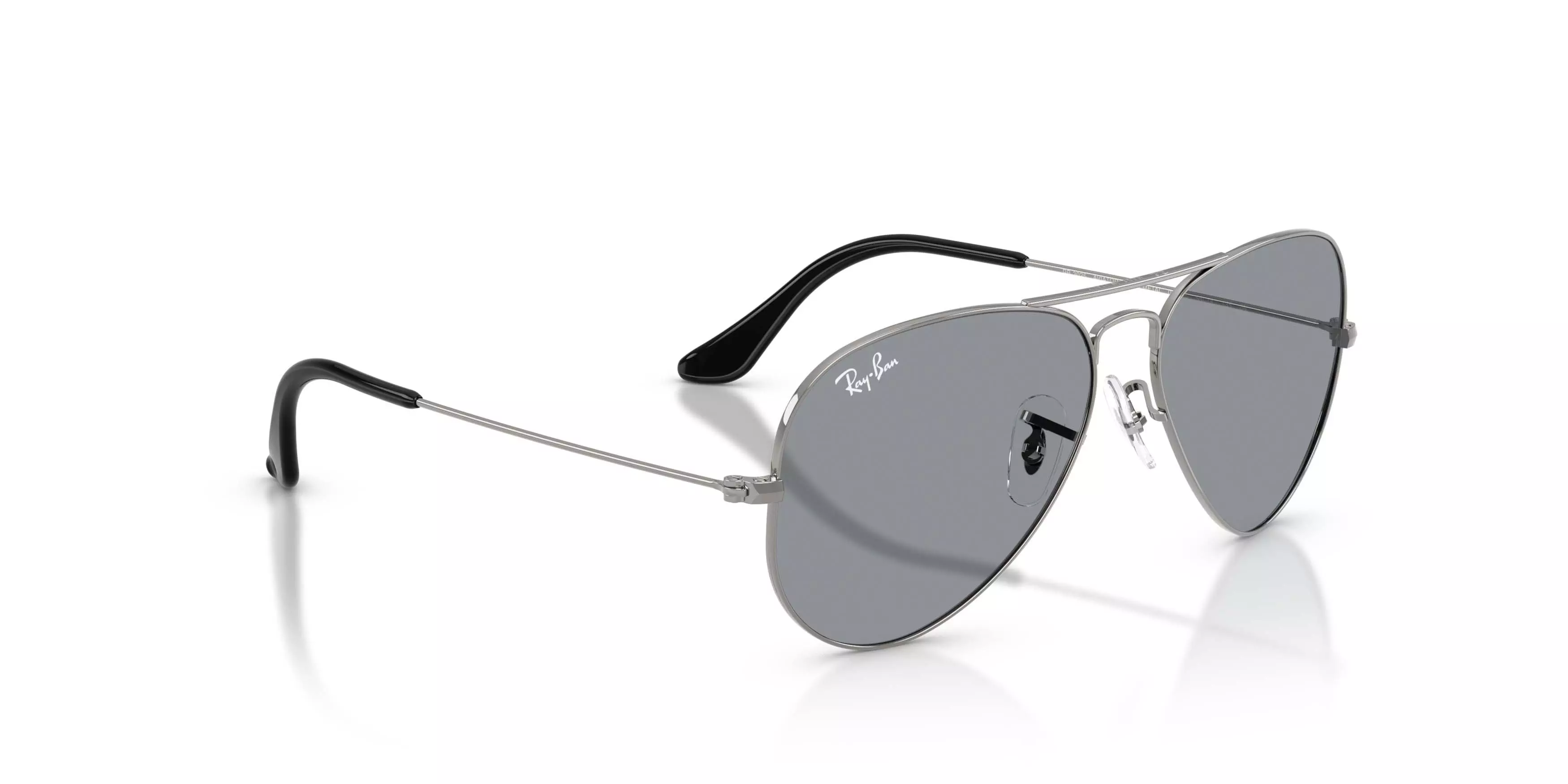 Ray-Ban Aviator Large Metal Grey Sunglasses &ndash; Gunmetal - GREY