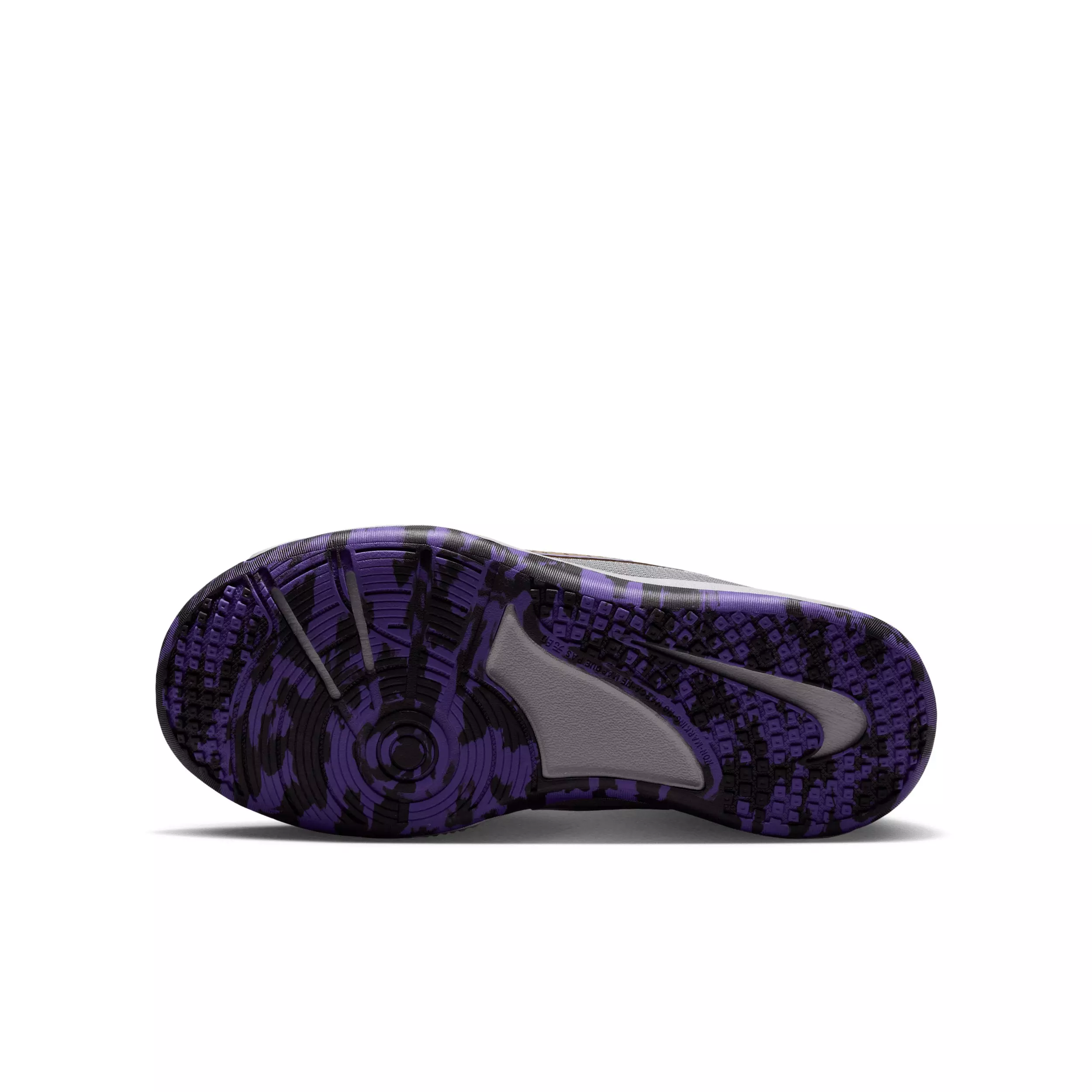 Nike Omni Multi-Court "Smoke Grey/Action Grape/Light Smoke Grey/Gold" Grade School Boys' Shoe - GREY/GRAPE/LT GREY/GOLD