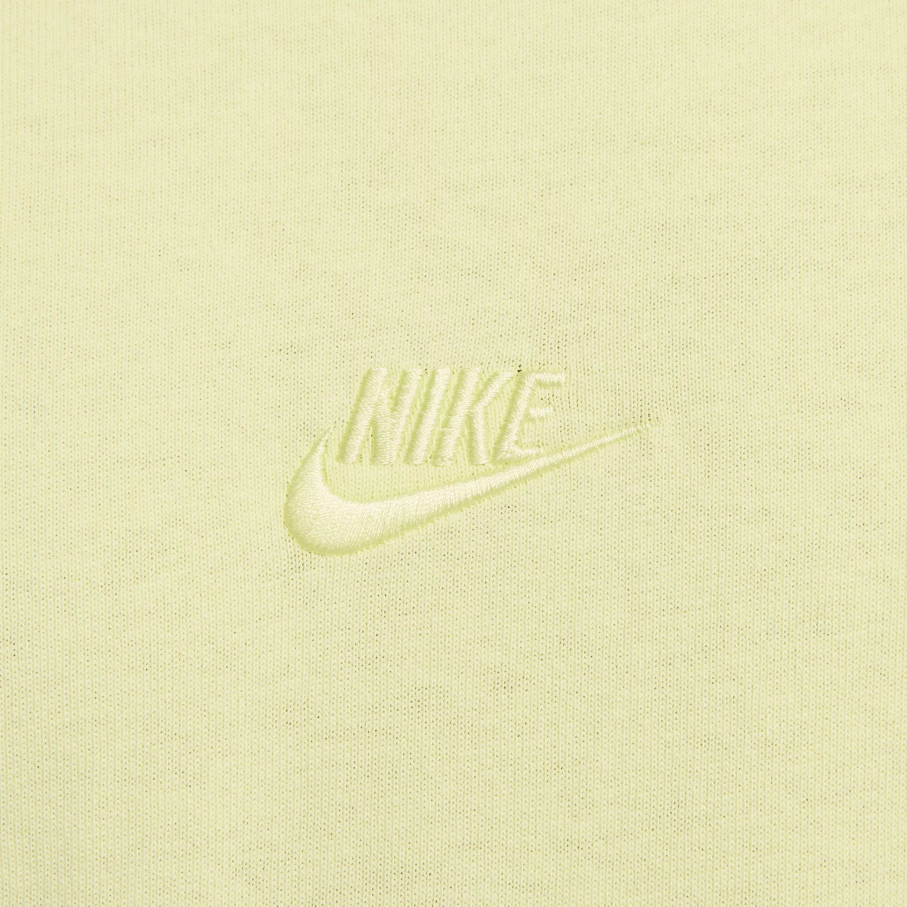 Nike Men's Sportswear Premium Essentials Long-Sleeve T-Shirt - LIME GREEN