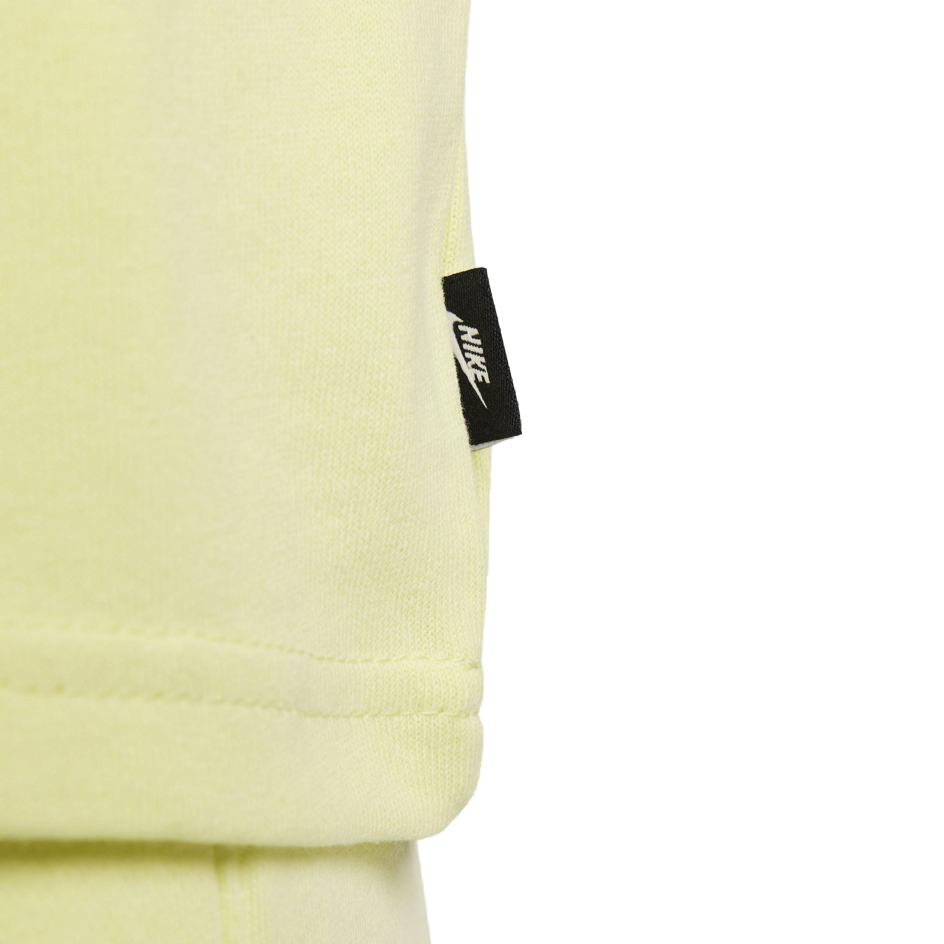 Nike Men's Sportswear Premium Essentials Long-Sleeve Tee - LIME GREEN Thumbnail View 5