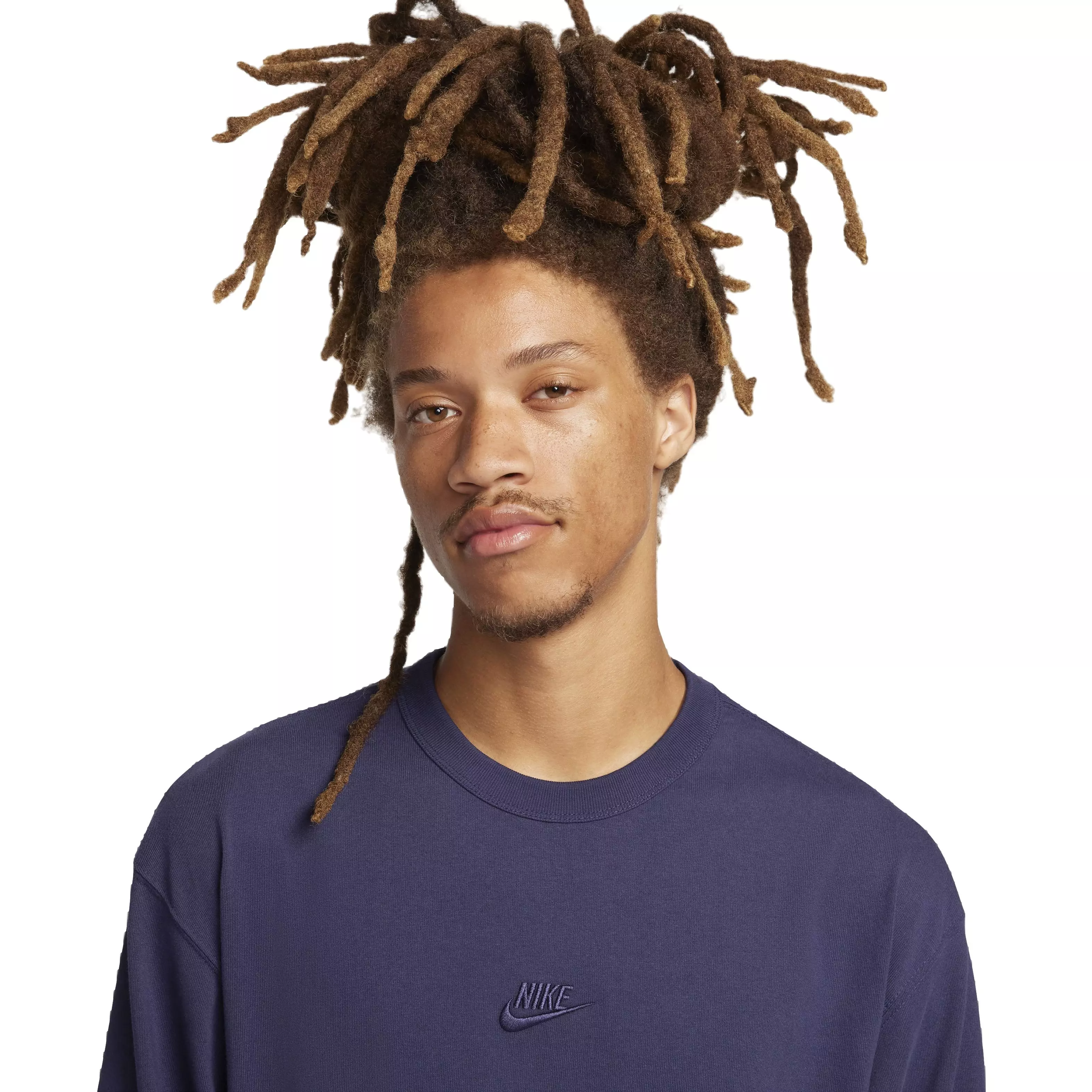 Nike Men's Sportswear Premium Essentials Long-Sleeve T-Shirt - PURPLE