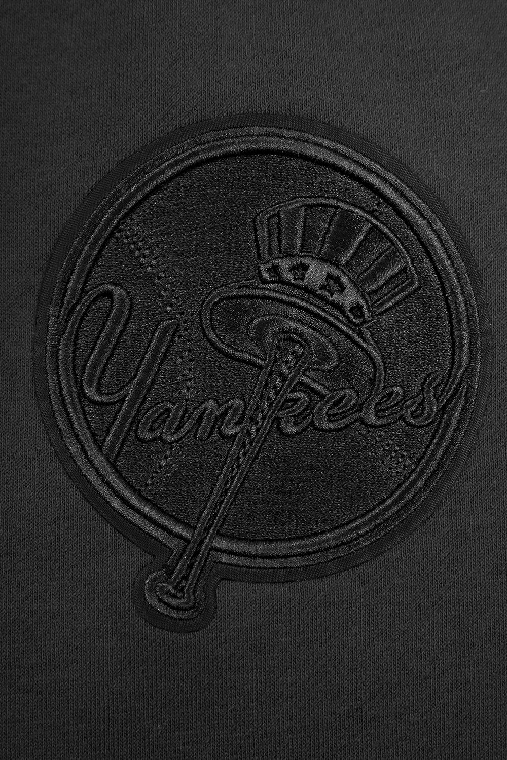 Pro Standard Men's MLB New York Yankees Neutral Fleece Short - BLACK Thumbnail View 5