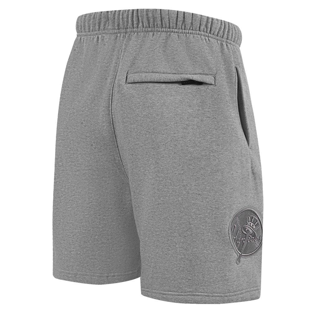 Pro Standard Men's MLB New York Yankees Neutral Fleece Short - DK GREY Thumbnail View 4