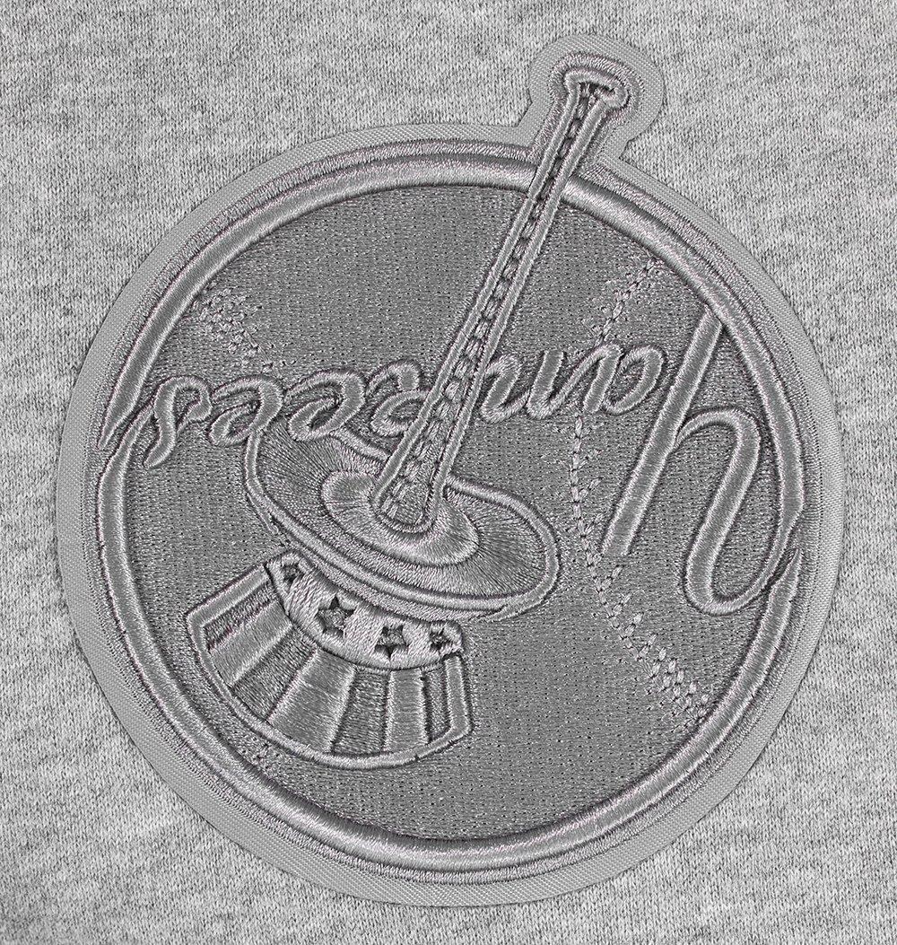 Pro Standard Men's MLB New York Yankees Neutral Fleece Short - DK GREY Thumbnail View 5