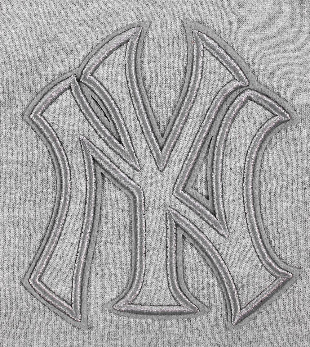 Pro Standard Men's MLB New York Yankees Neutral Fleece Short - DK GREY Thumbnail View 6