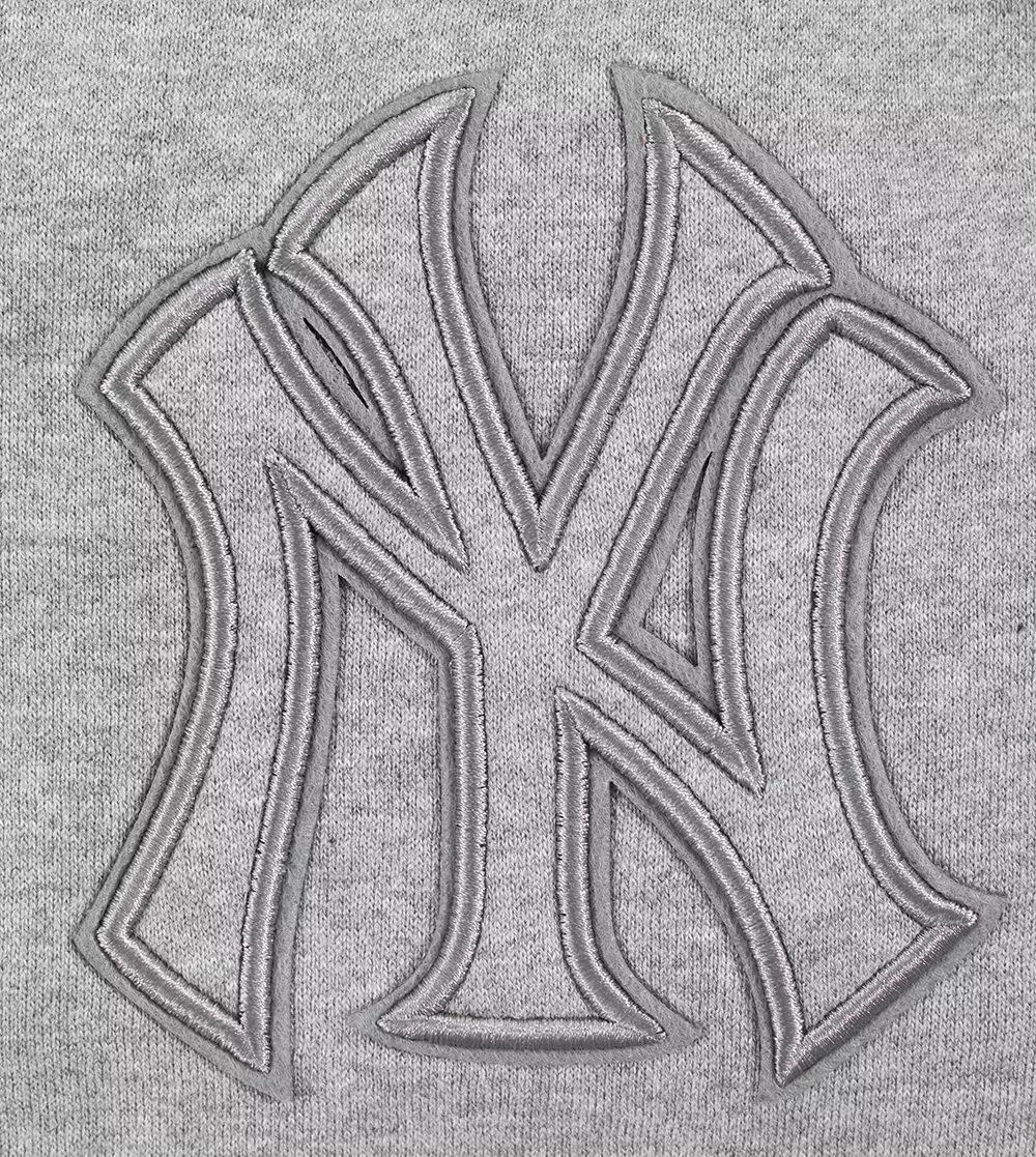 Pro Standard Men's MLB New York Yankees Neutral Fleece Short - DK GREY