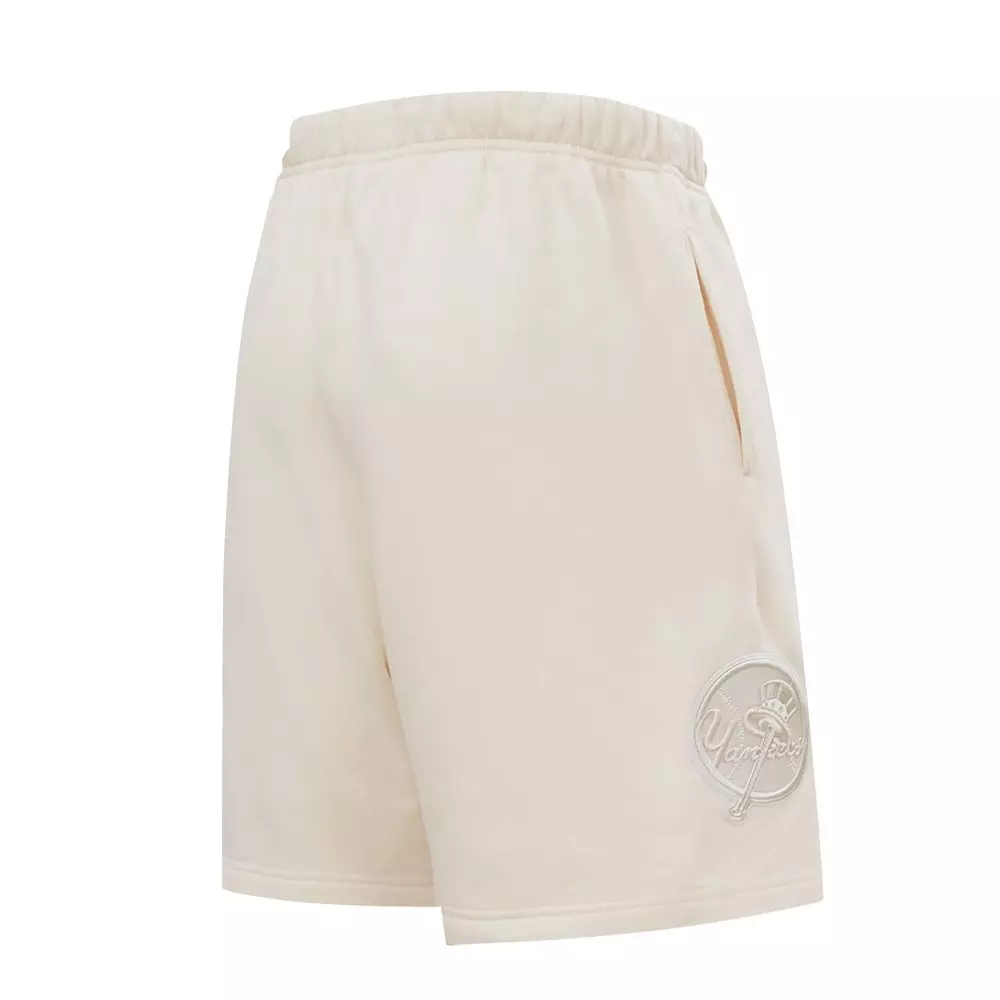 Pro Standard Men's MLB New York Yankees Neutral Fleece Short - CREAM