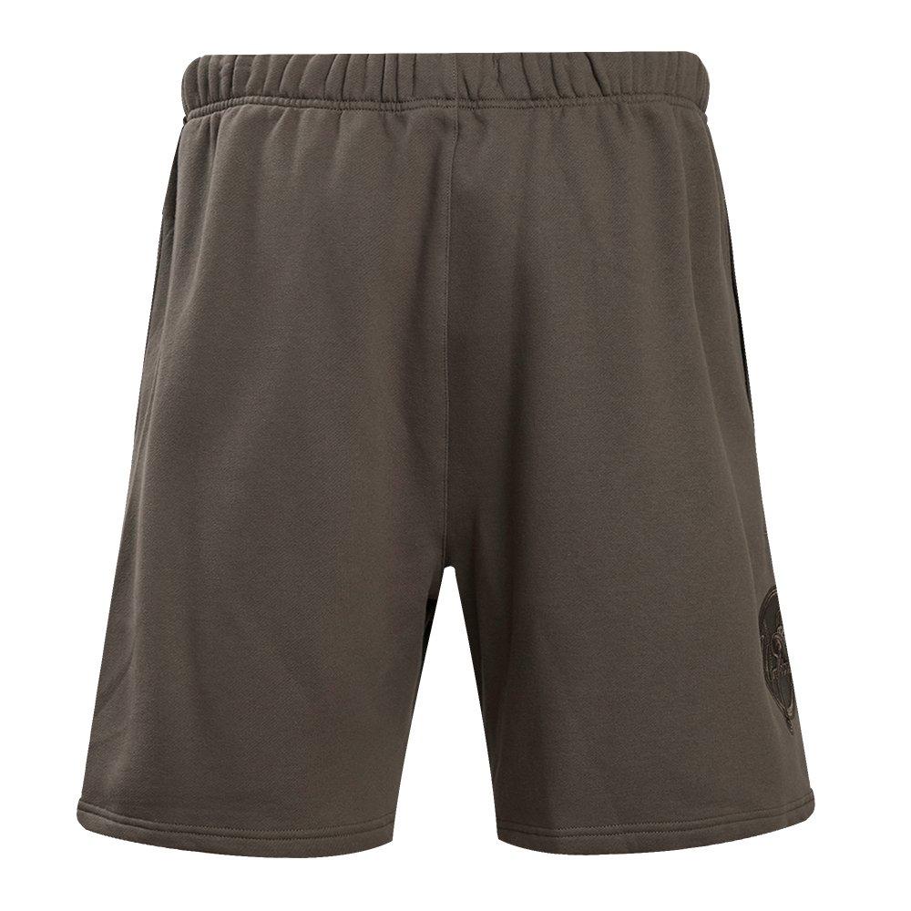 Pro Standard Men's MLB New York Yankees Neutral Fleece Short - DK BROWN Thumbnail View 2
