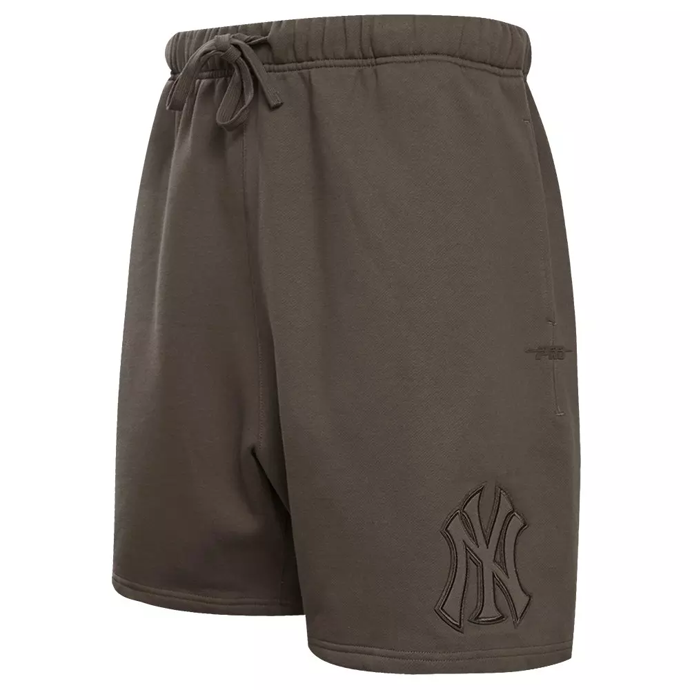 Pro Standard Men's MLB New York Yankees Neutral Fleece Short - DK BROWN