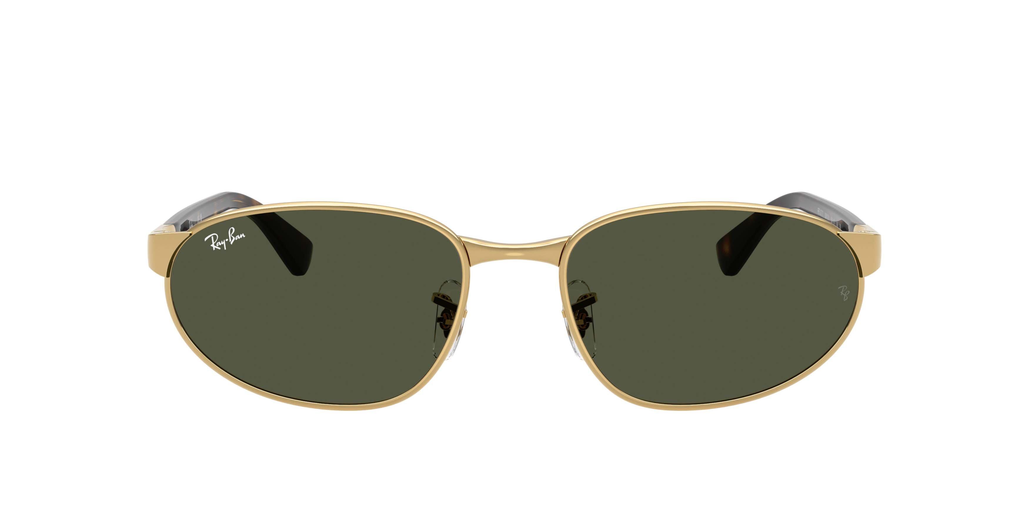 Ray-Ban RB3777 Dark Green Sunglasses &ndash; Polished Arista Gold - GOLD/GREEN Thumbnail View 2