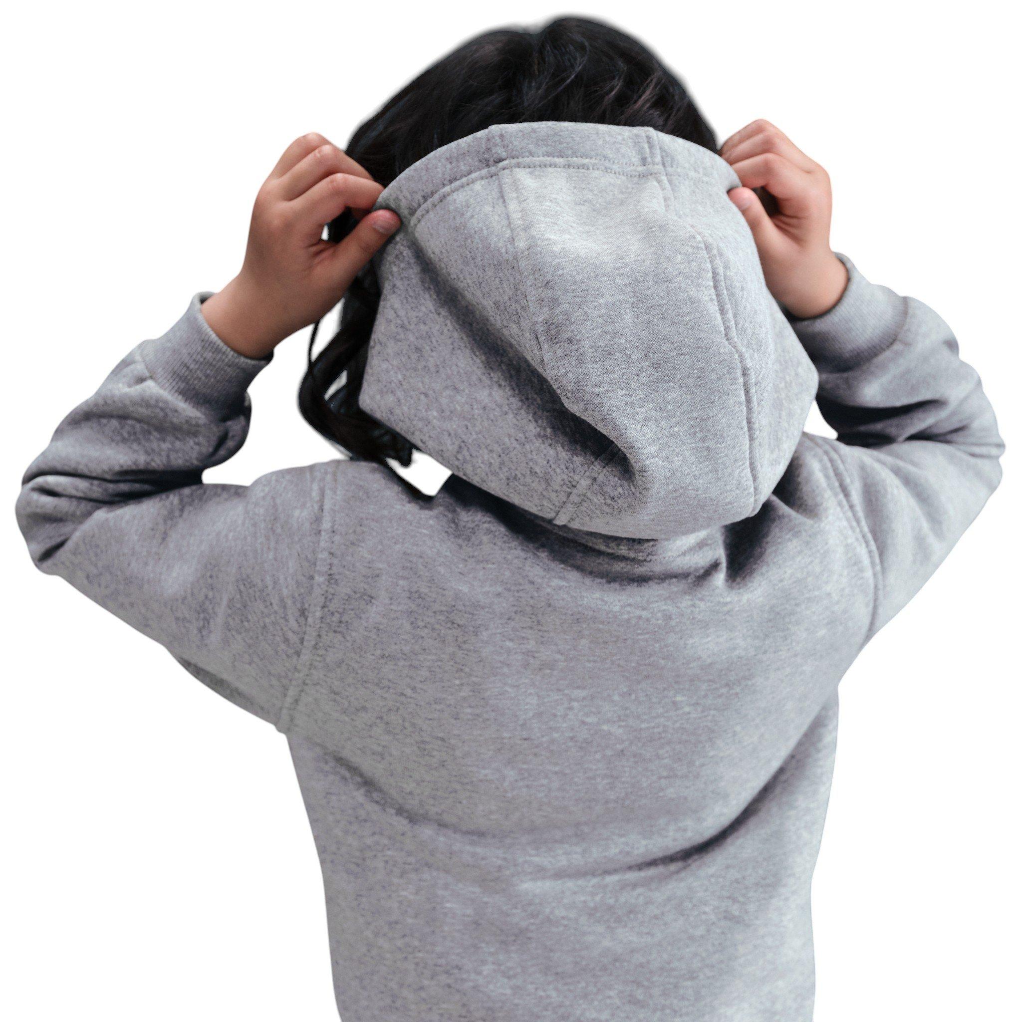 Nike Big Kids' Sportswear Club Fleece Hoodie - Grey/Royal - GREY/ROYAL