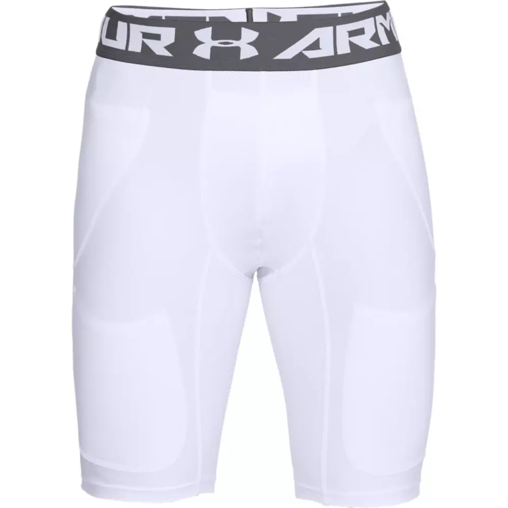 Under Armour Men's White Football 6-Pocket Girdle - WHITE