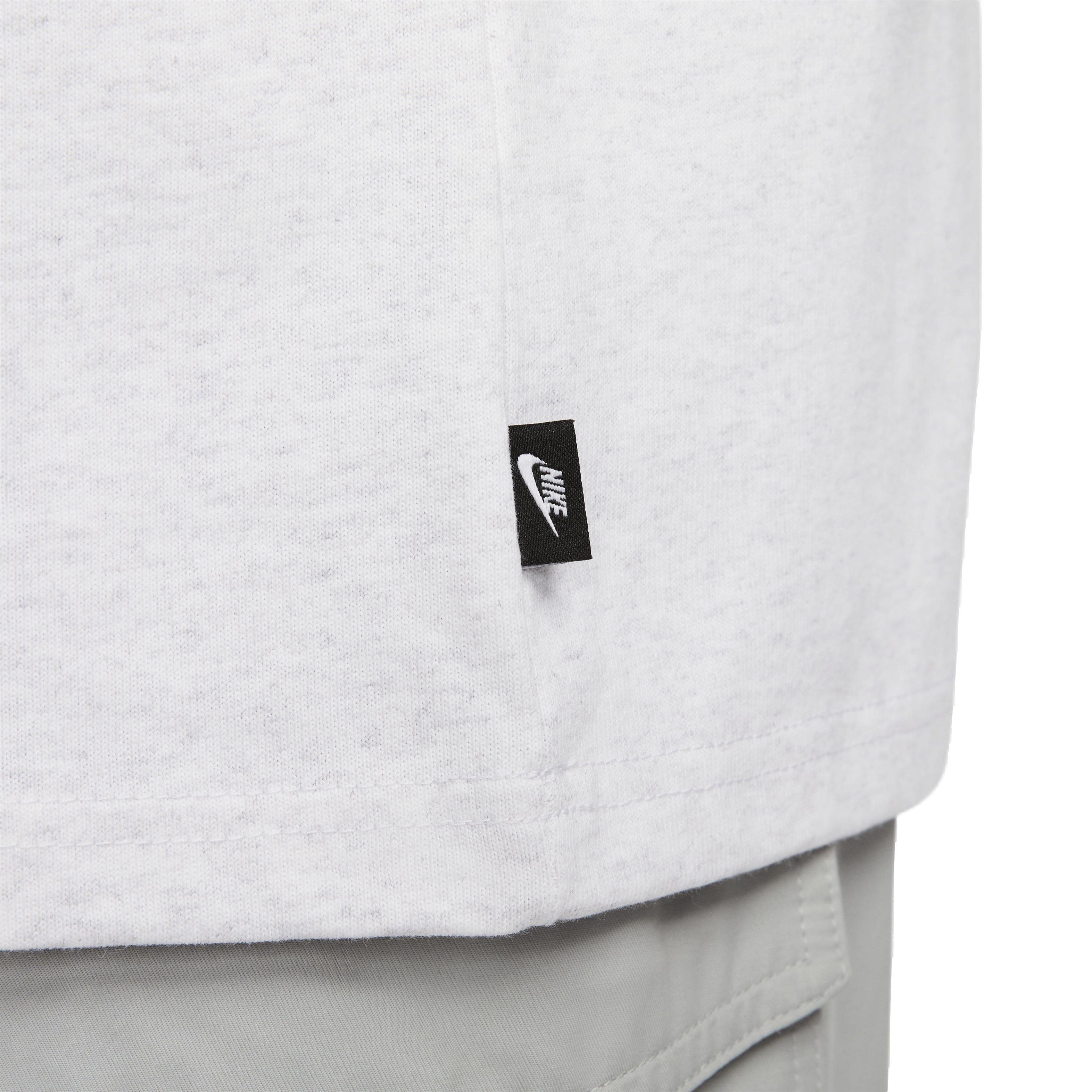 Nike Men's Sportswear Premium Essentials Loose T-Shirt - BIRCH HEATHER Thumbnail View 5