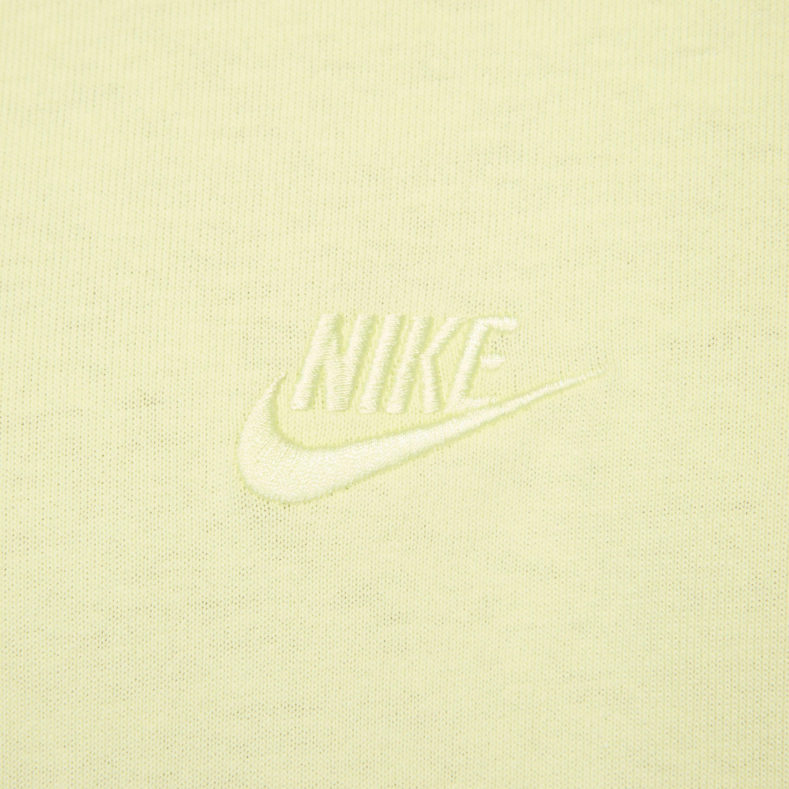 Nike Men's Sportswear Premium Essentials T-Shirt - LIME GREEN Thumbnail View 4