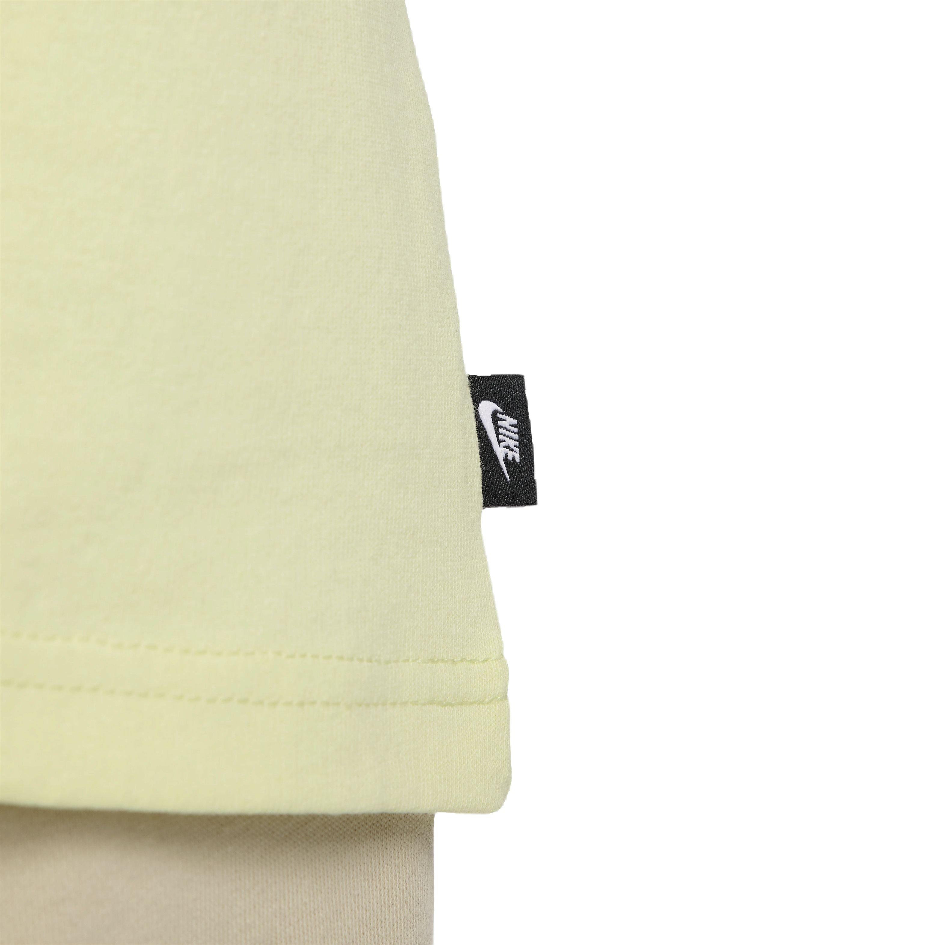 Nike Men's Sportswear Premium Essentials T-Shirt - LIME GREEN Thumbnail View 5