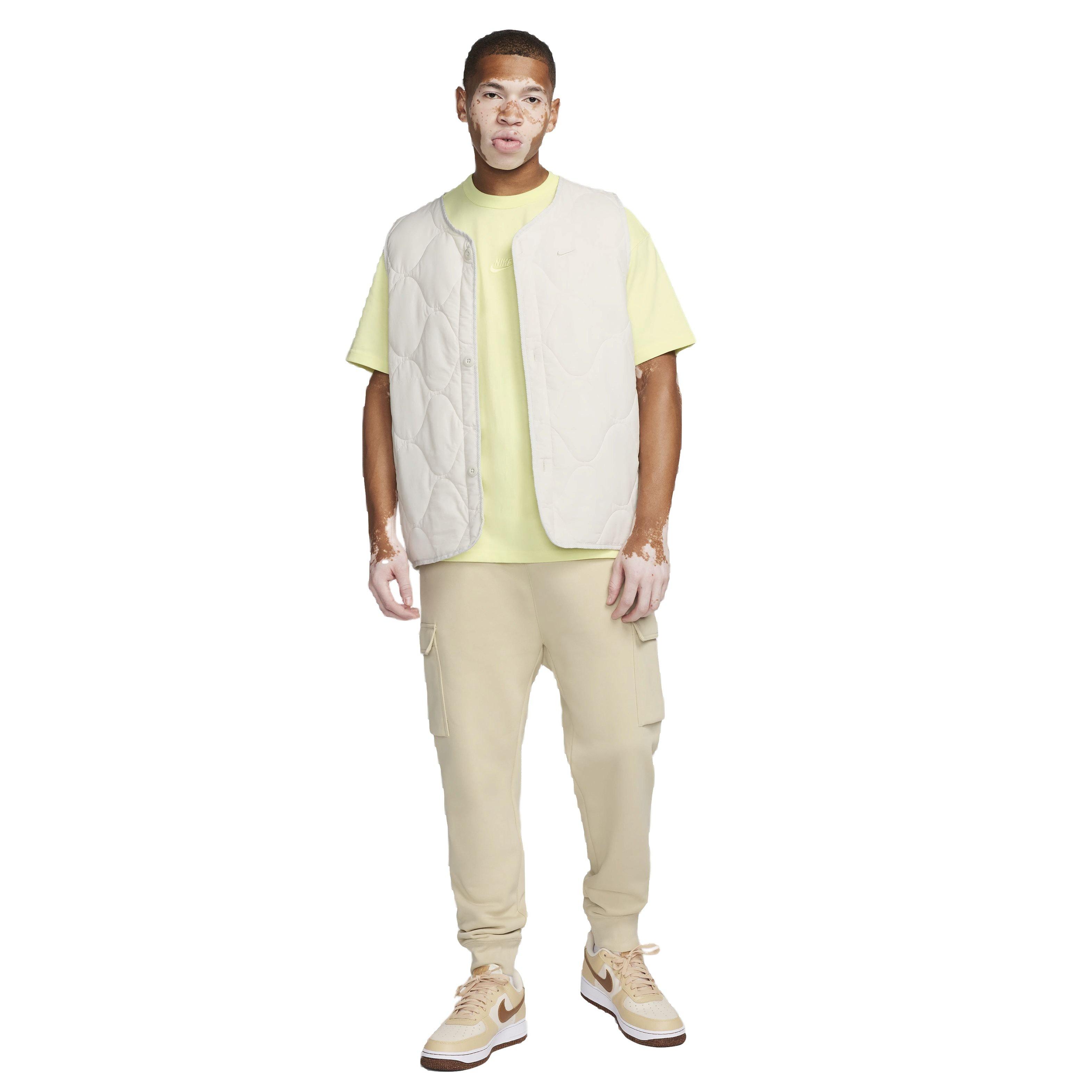 Nike Men's Sportswear Premium Essentials Loose T-Shirt - LIME GREEN Thumbnail View 6