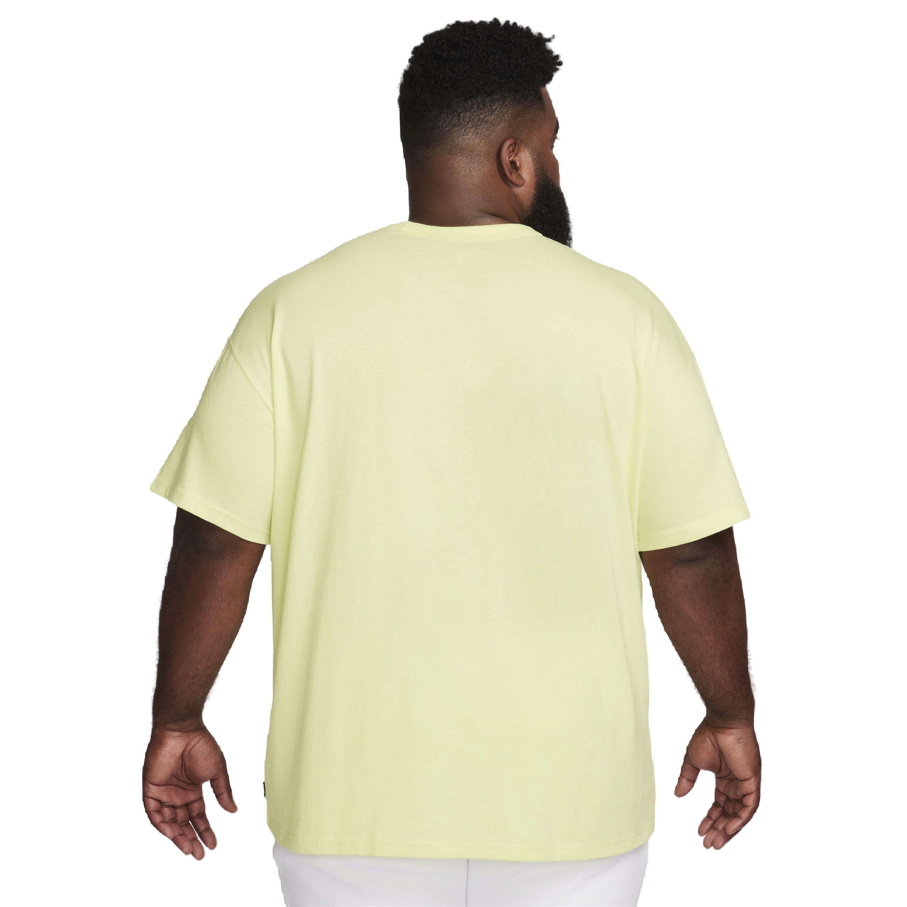 Nike Men's Sportswear Premium Essentials T-Shirt - LIME GREEN Thumbnail View 8