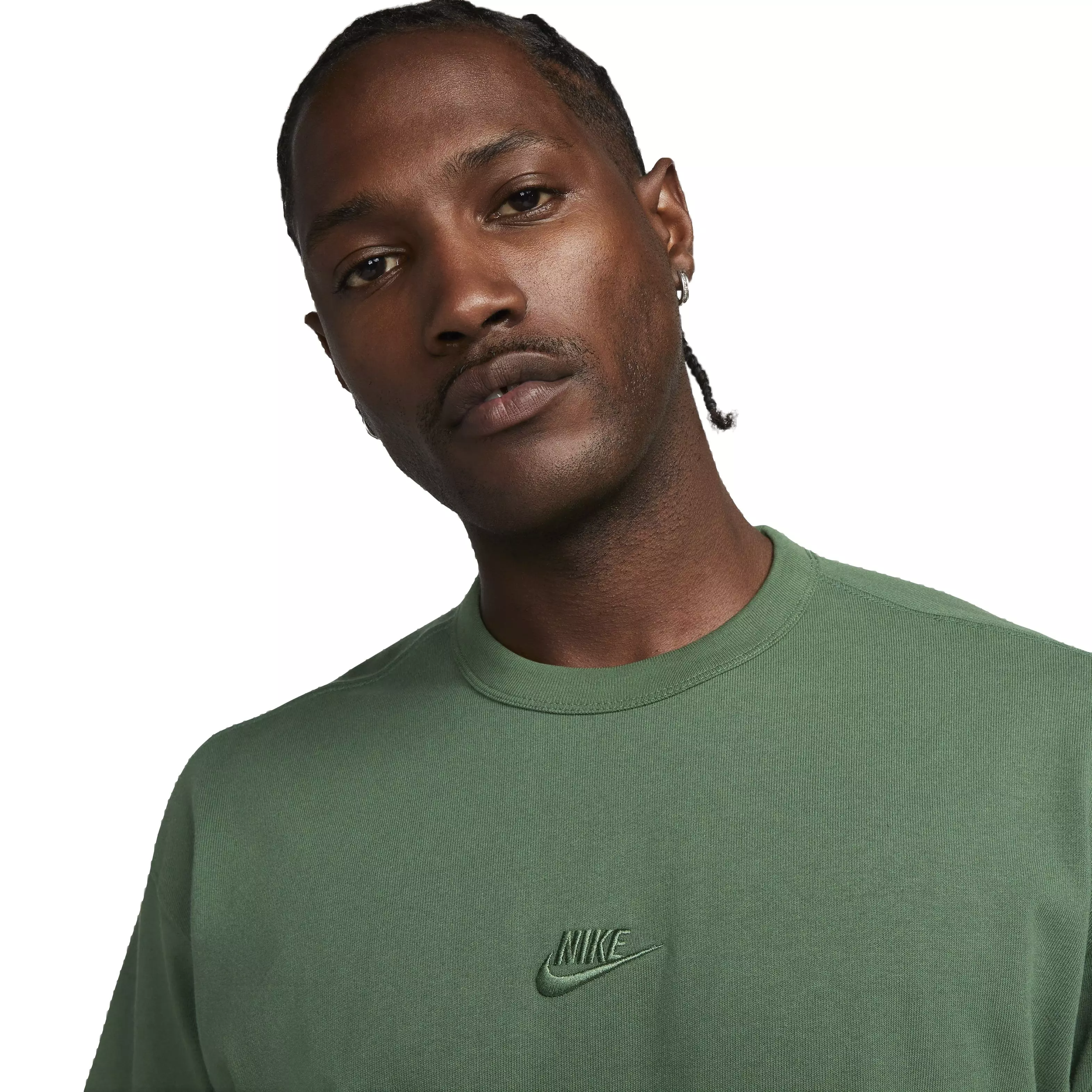 Nike Men's Sportswear Premium Essentials Loose T-Shirt - DK GREEN