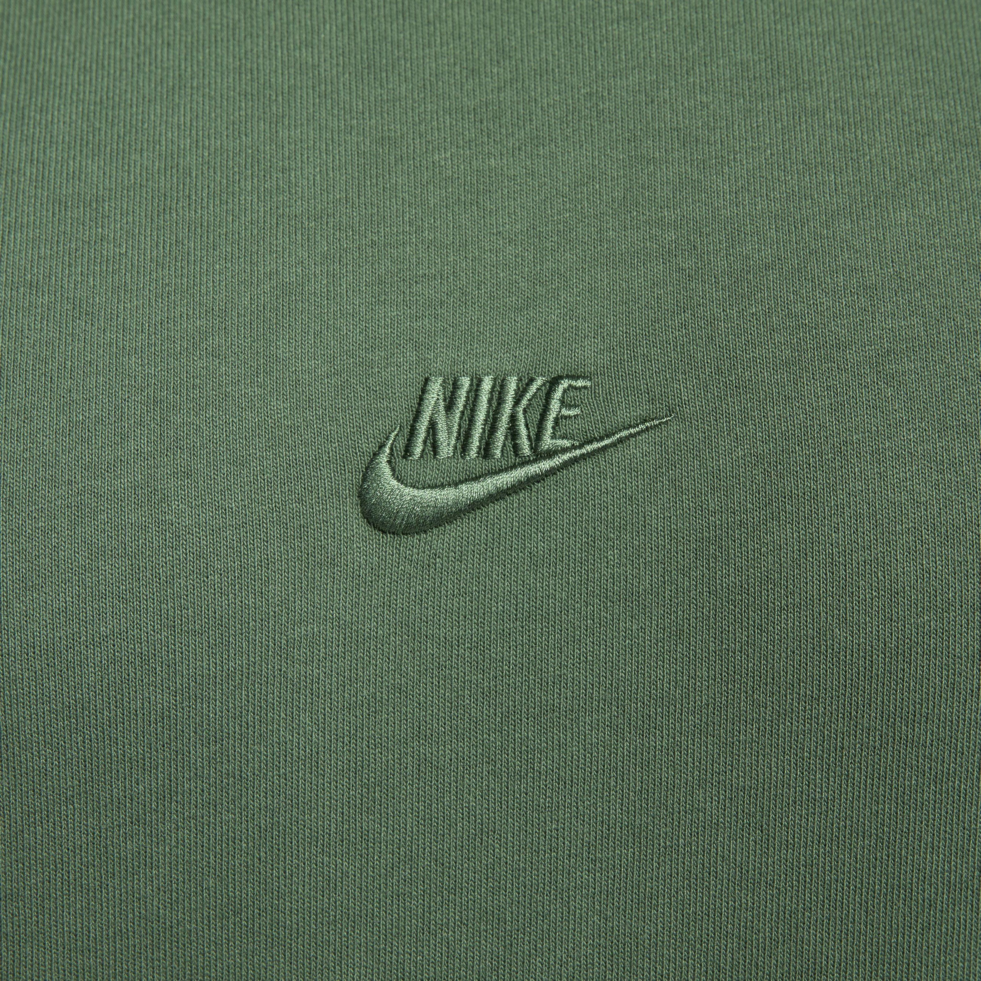 Nike Men's Sportswear Premium Essentials Loose T-Shirt - DK GREEN Thumbnail View 4