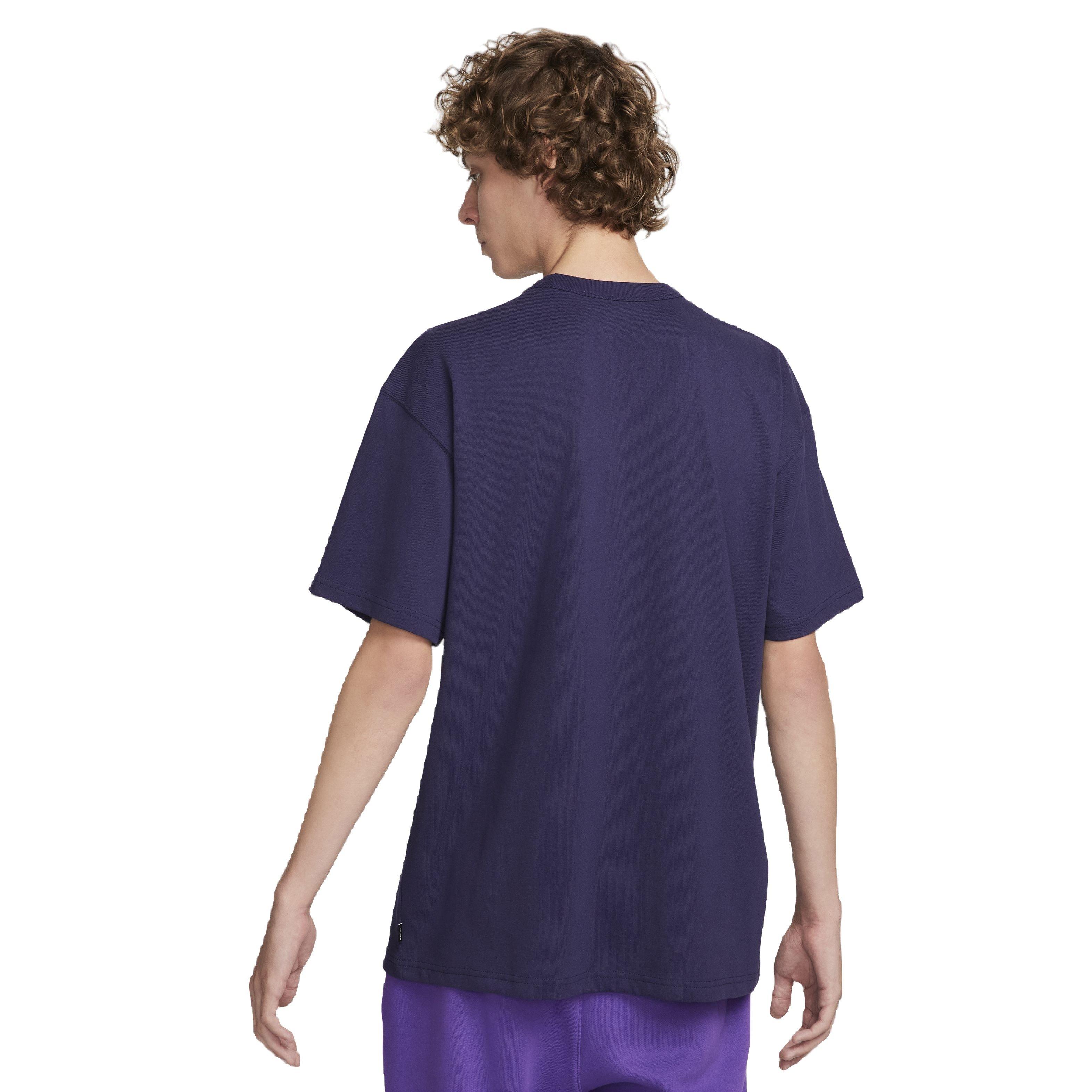 Nike Men's Sportswear Premium Essentials T-Shirt - PURPLE Thumbnail View 2