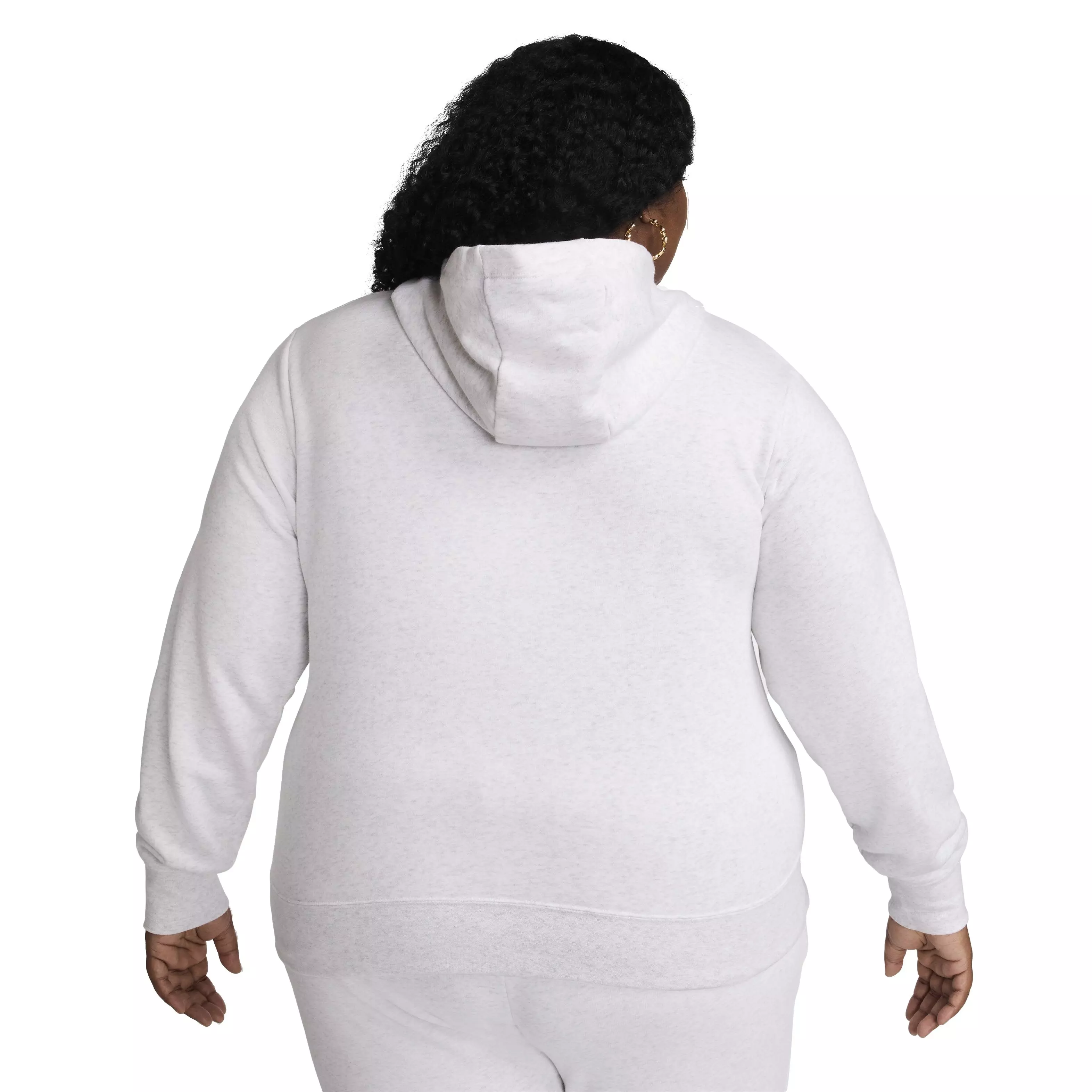 Nike Women's Sportswear Club Fleece Pullover Hoodie - WHITE
