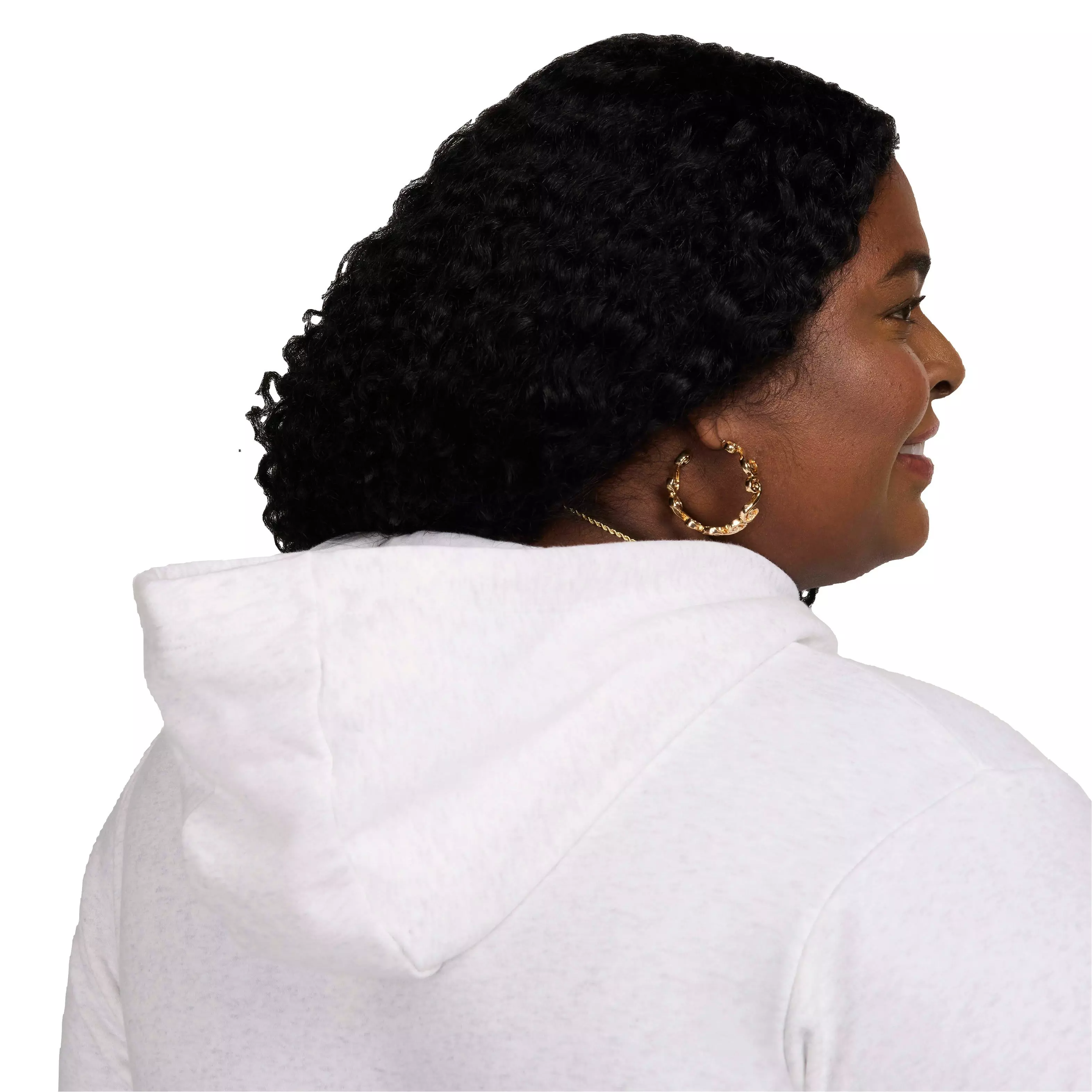 Nike Women's Sportswear Club Fleece Pullover Hoodie - WHITE