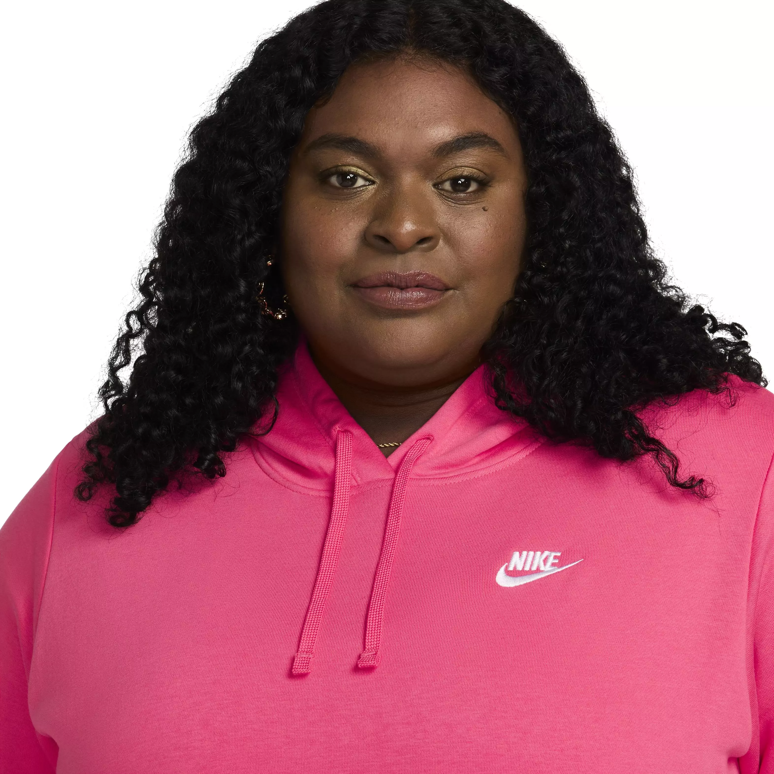 Nike Women's Sportswear Club Fleece Pullover Hoodie - PINK