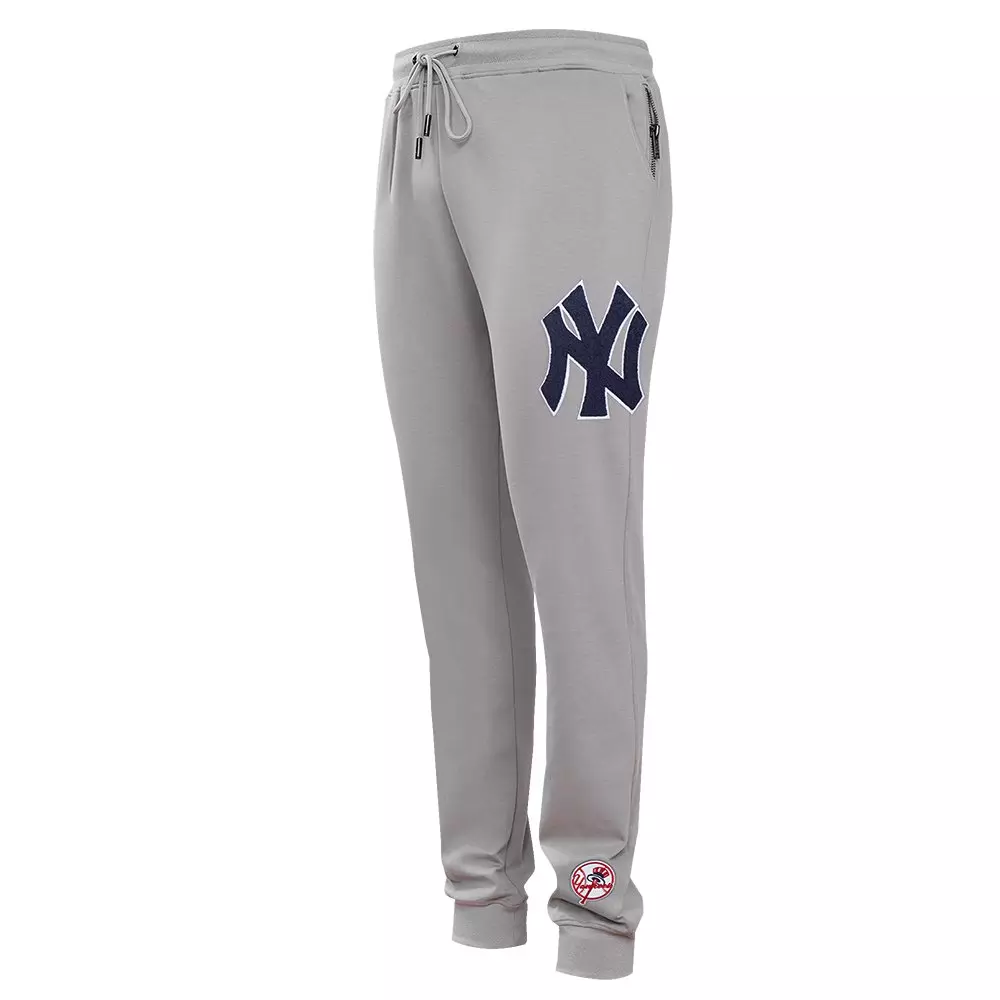 Pro Standard Men's MLB New York Yankees Classic Chenille Joggers - GREY