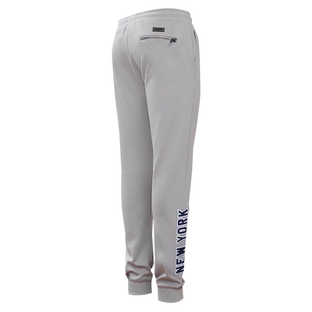 Pro Standard Men's MLB New York Yankees Classic Chenille Joggers - GREY Thumbnail View 4