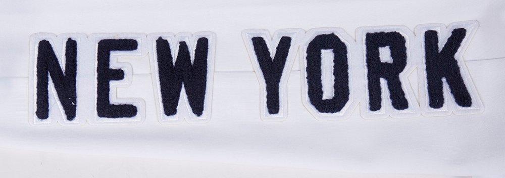 Pro Standard Men's MLB New York Yankees Classic Chenille Joggers - WHITE Thumbnail View 5