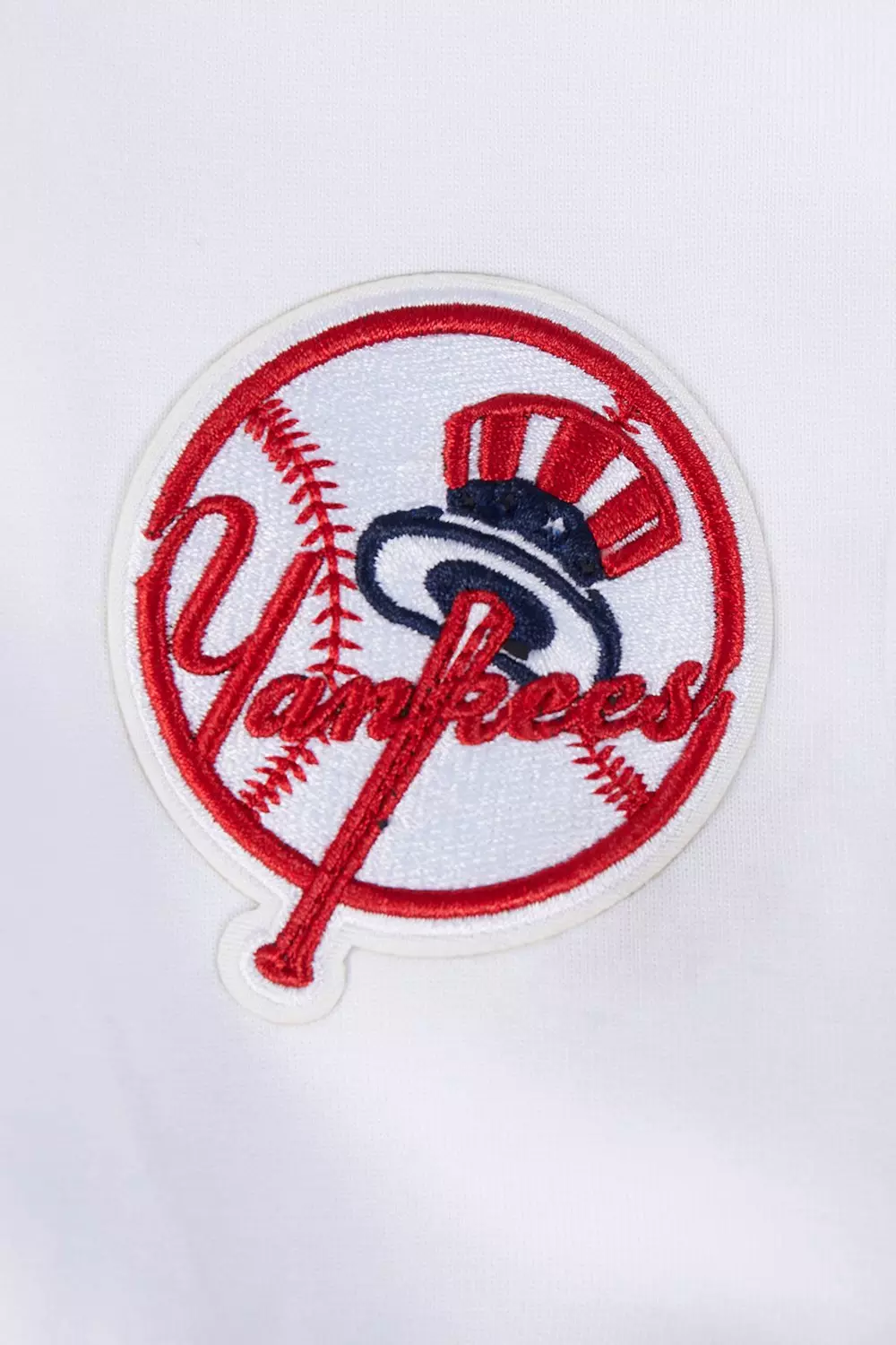 Pro Standard Men's MLB New York Yankees Classic Chenille Joggers - WHITE