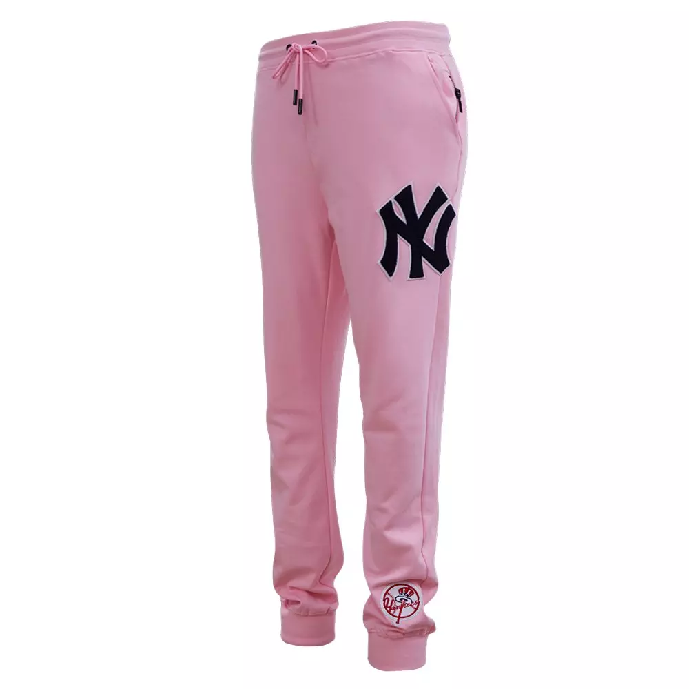 Pro Standard Men's MLB New York Yankees Classic Chenille Joggers - PINK