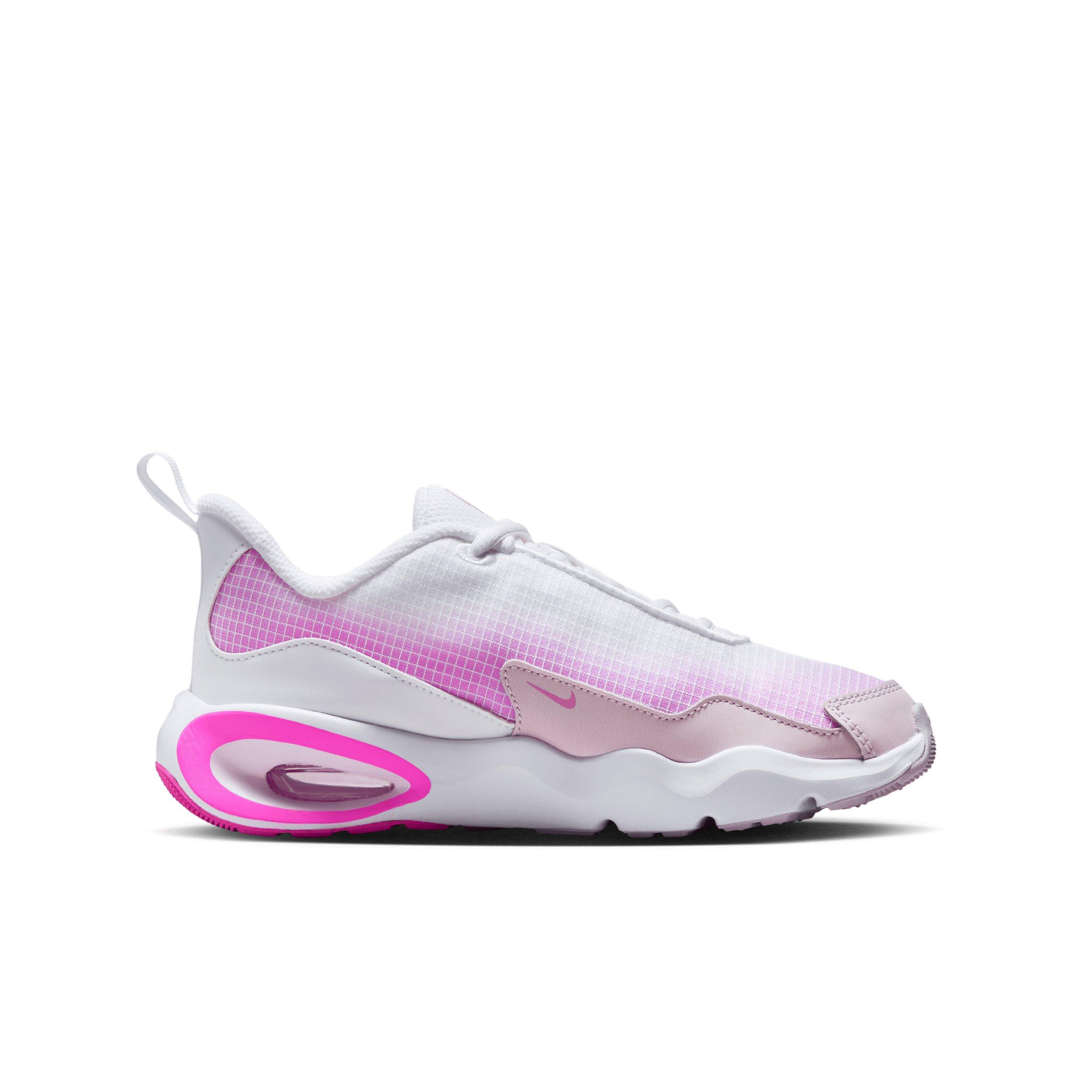 Nike Air Max Nova "White/Bleached Lilac/Pink Rise/Playful Pink" Grade School Girls' Shoe - WHITE/LILAC/PINK/PINK