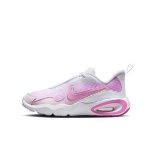 Nike Air Max Nova "White/Bleached Lilac/Pink Rise/Playful Pink" Grade School Girls' Shoe - WHITE/LILAC/PINK/PINK
