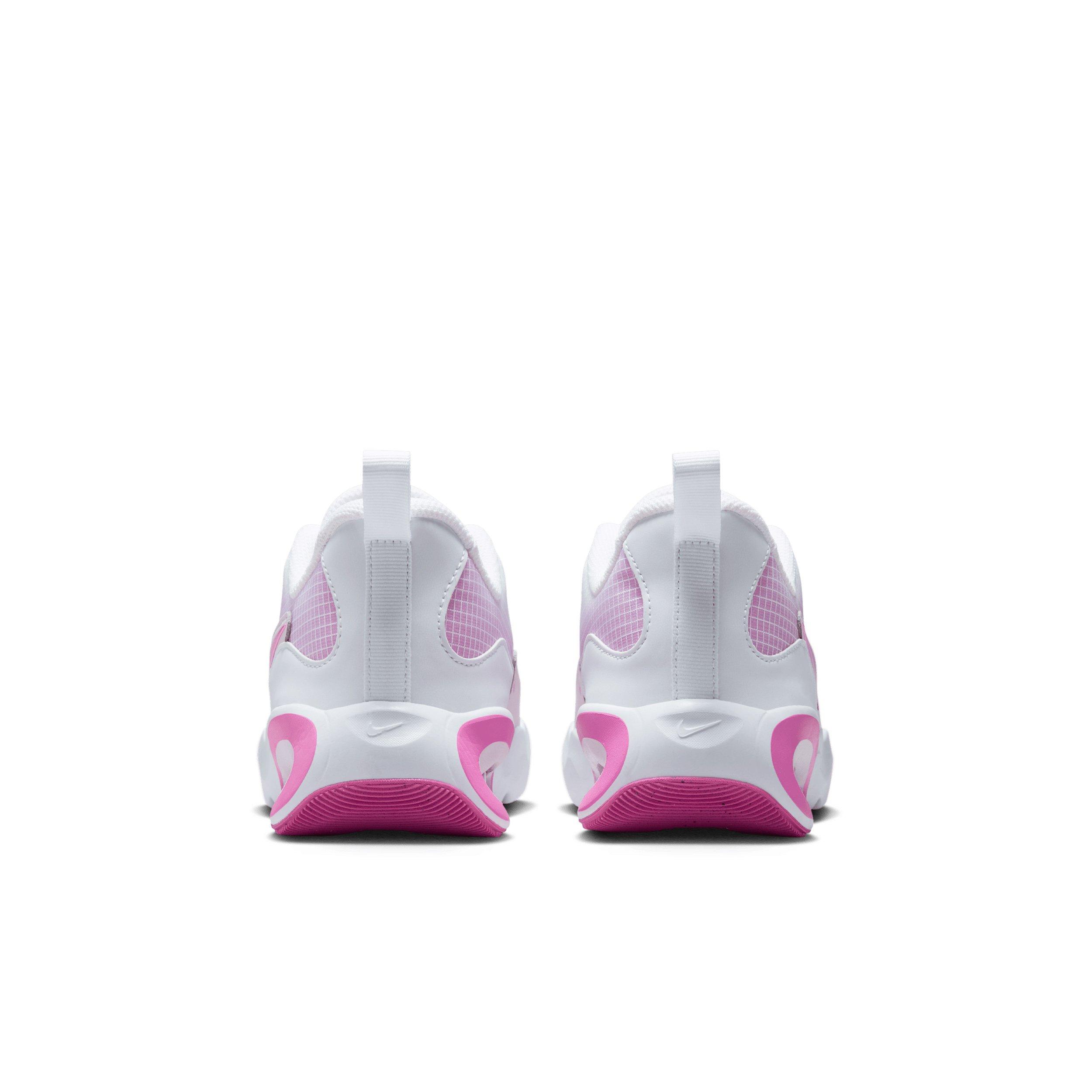Nike Air Max Nova "White/Bleached Lilac/Pink Rise/Playful Pink" Grade School Girls' Shoe - WHITE/LILAC/PINK/PINK