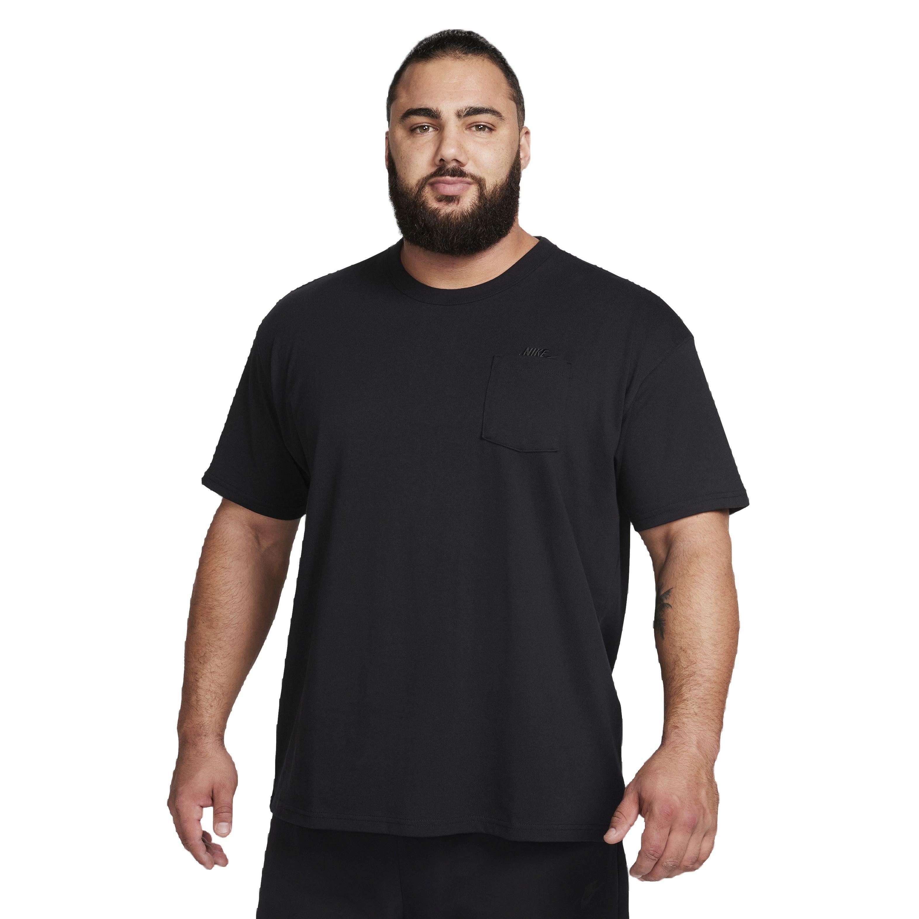 Nike Men's Sportswear Premium Essentials Pocket T-Shirt - BLACK Thumbnail View 7