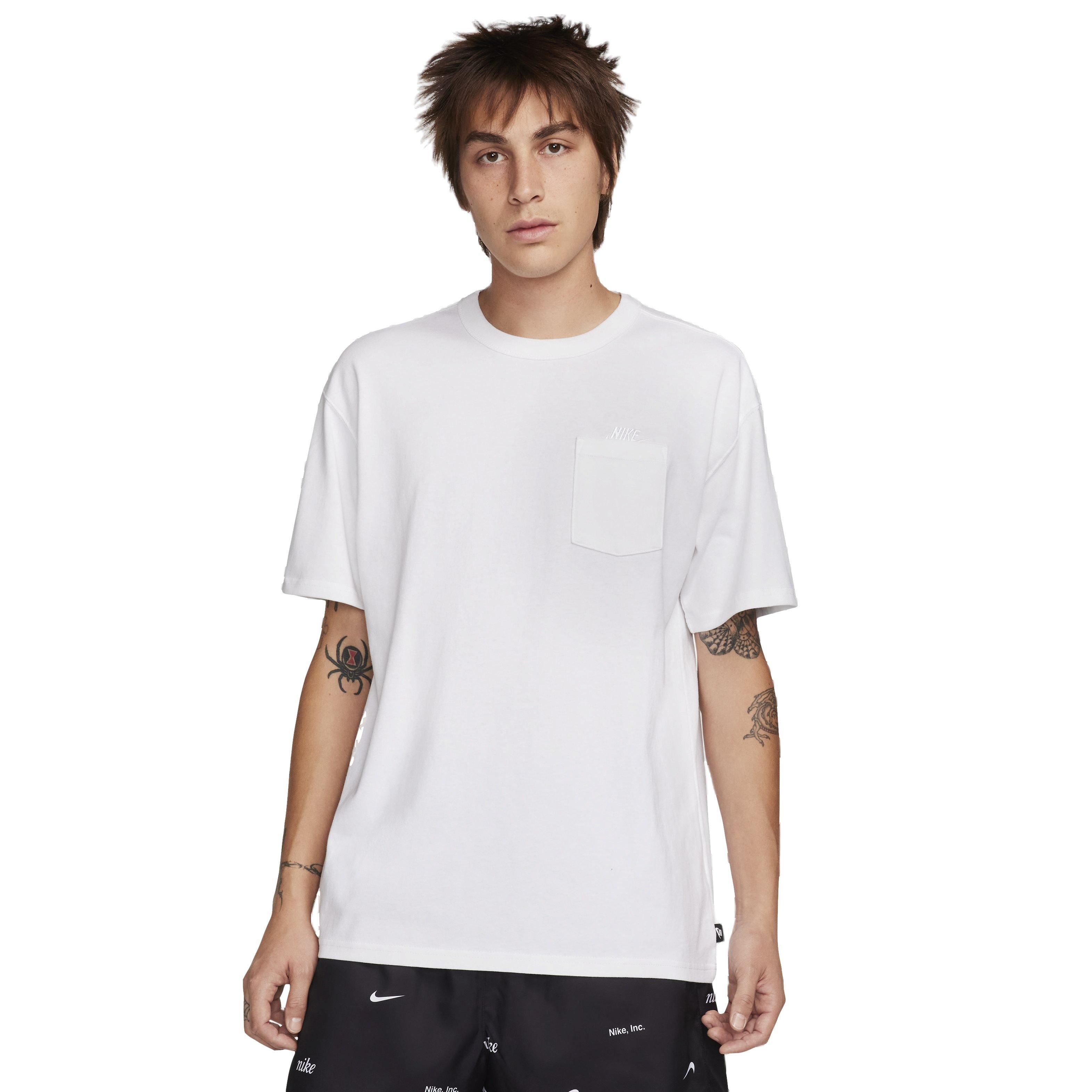Nike Men's Sportswear Premium Essentials Pocket T-Shirt - WHITE Thumbnail View 1