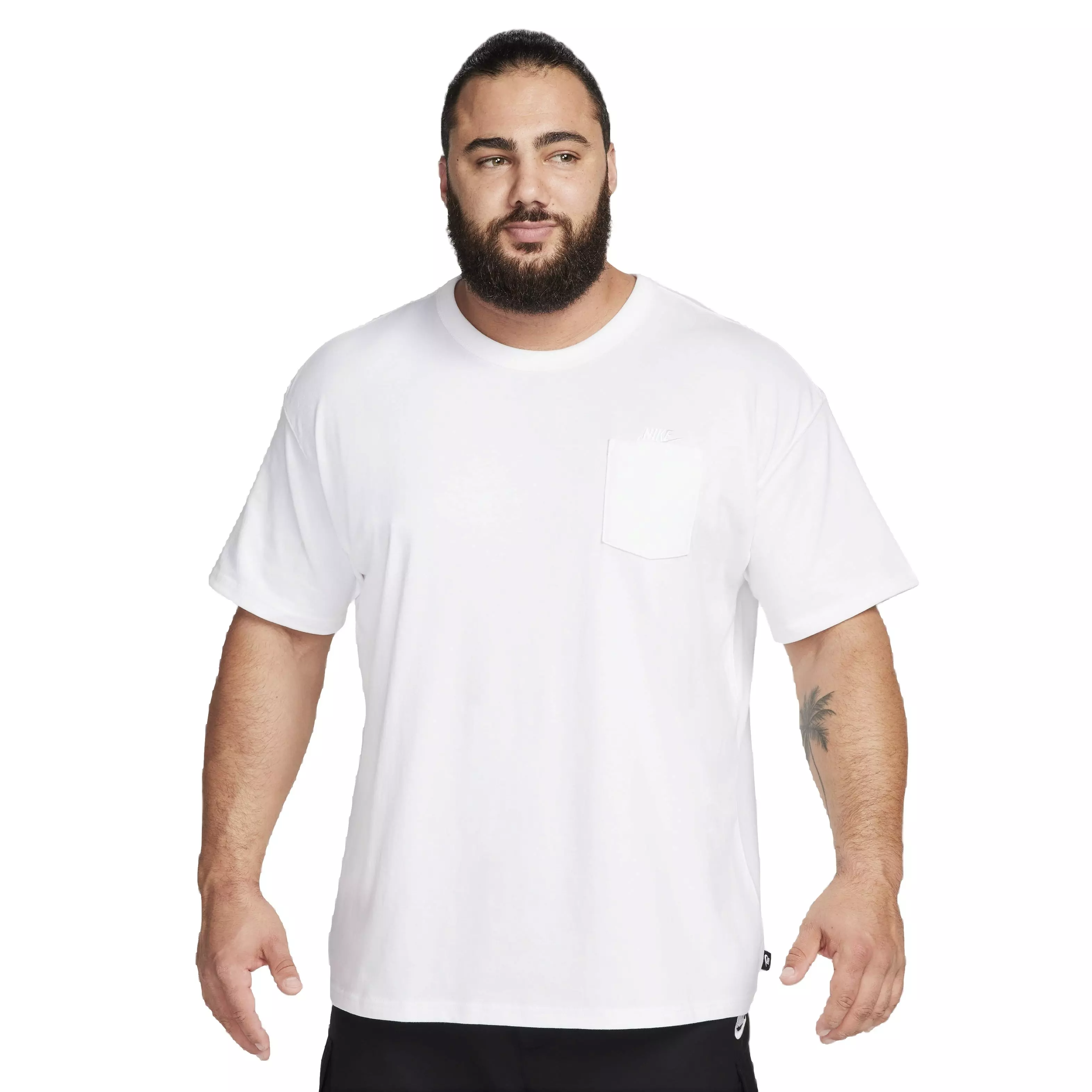 Nike Men's Sportswear Premium Essentials Pocket T-Shirt - WHITE