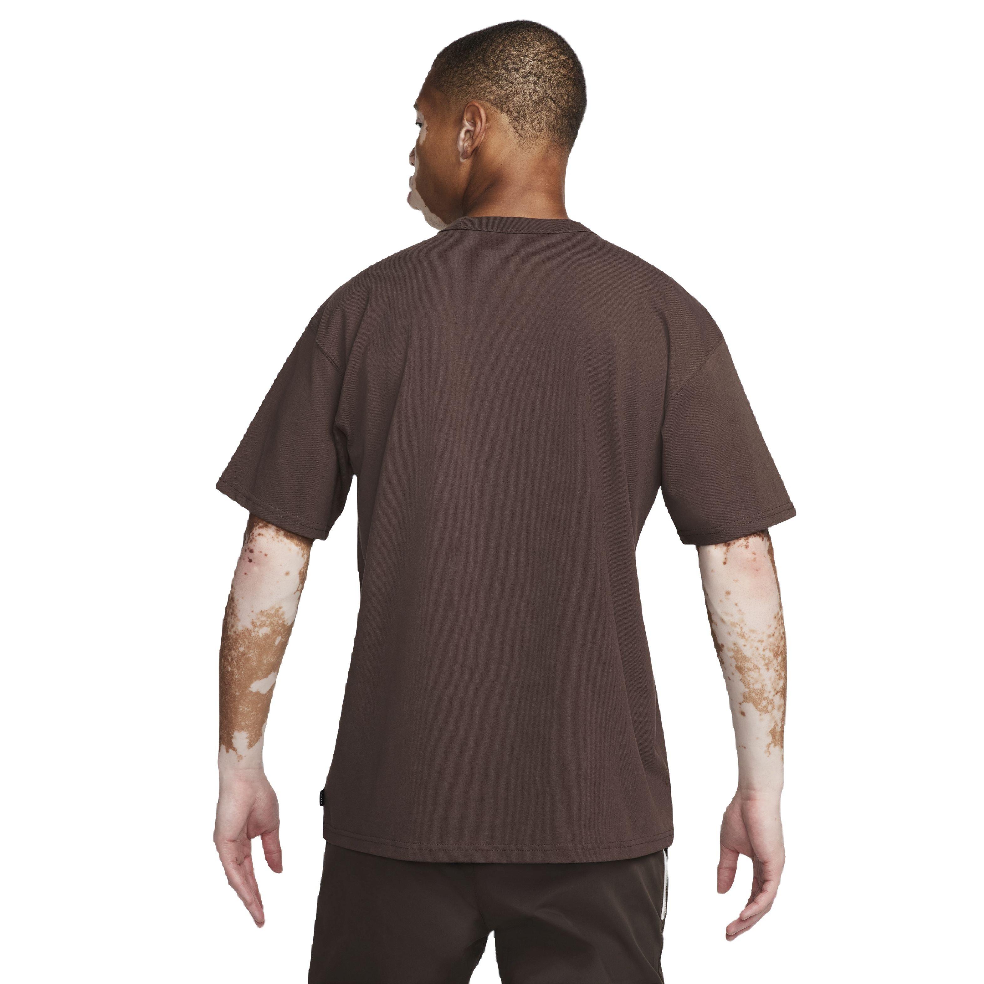 Nike Men's Sportswear Premium Essentials Pocket T-Shirt - BROWN Thumbnail View 2