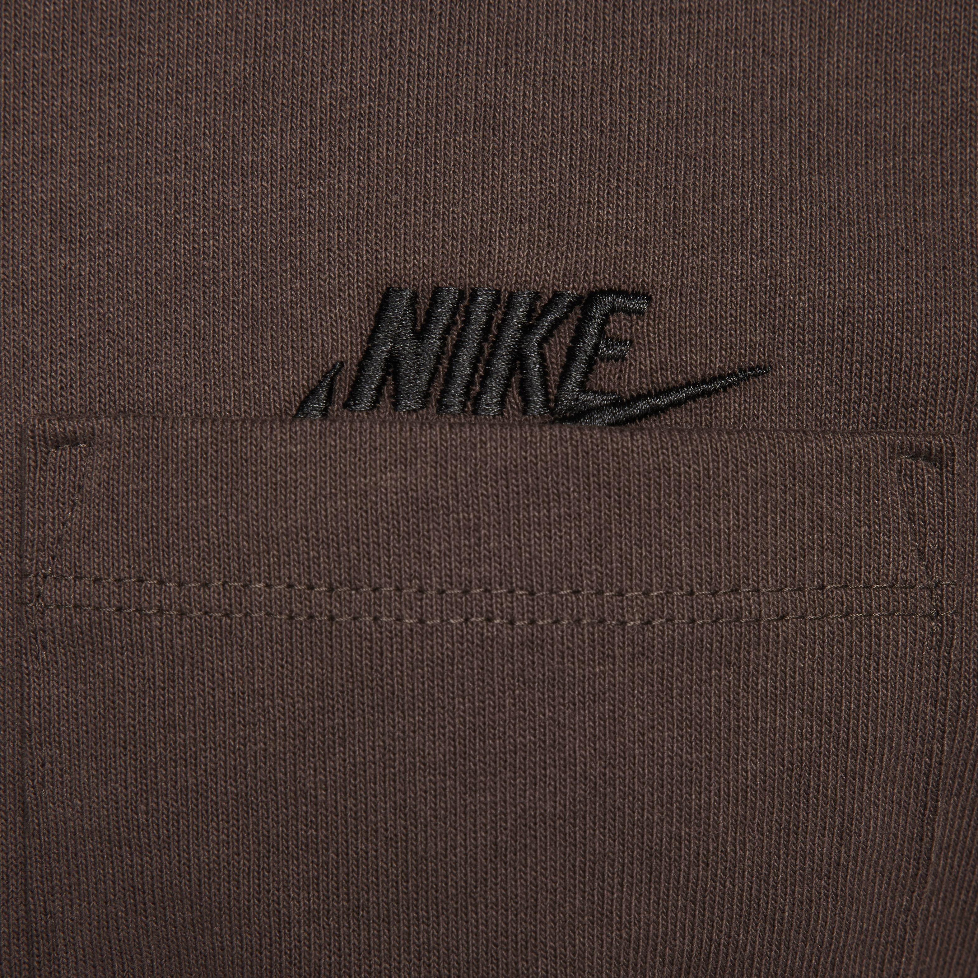 Nike Men's Sportswear Premium Essentials Pocket T-Shirt - BROWN Thumbnail View 4