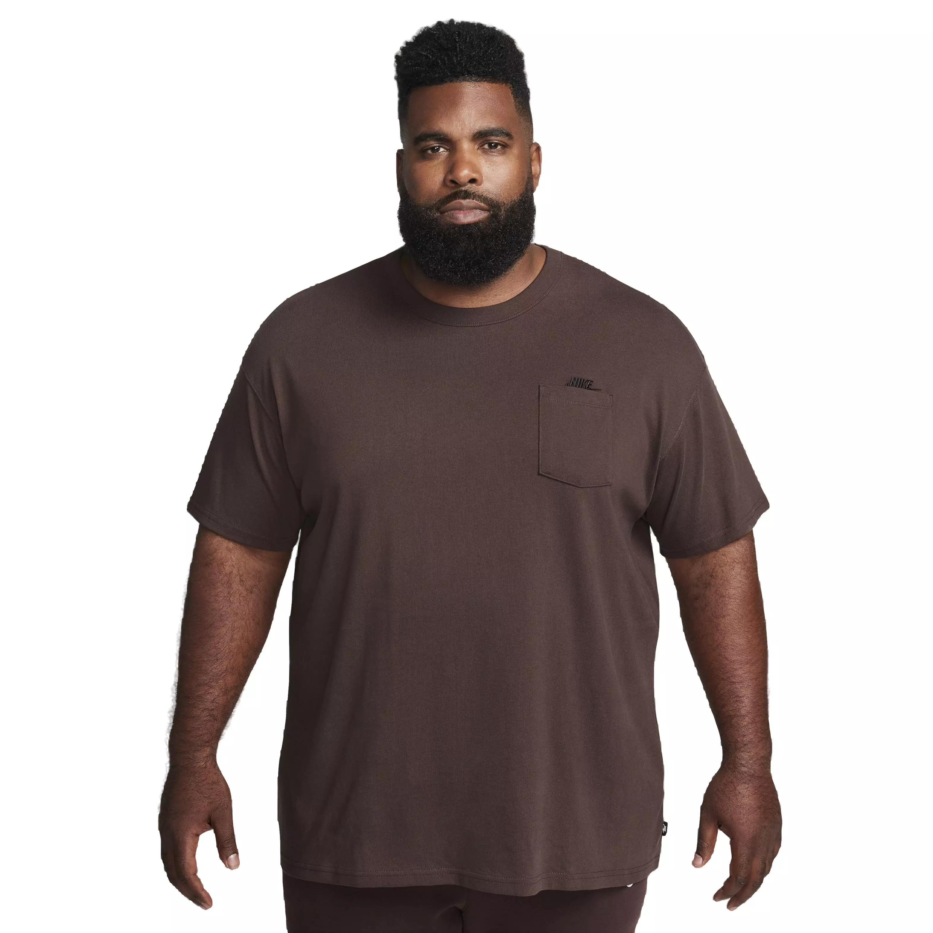 Nike Men's Sportswear Premium Essentials Pocket T-Shirt - BROWN