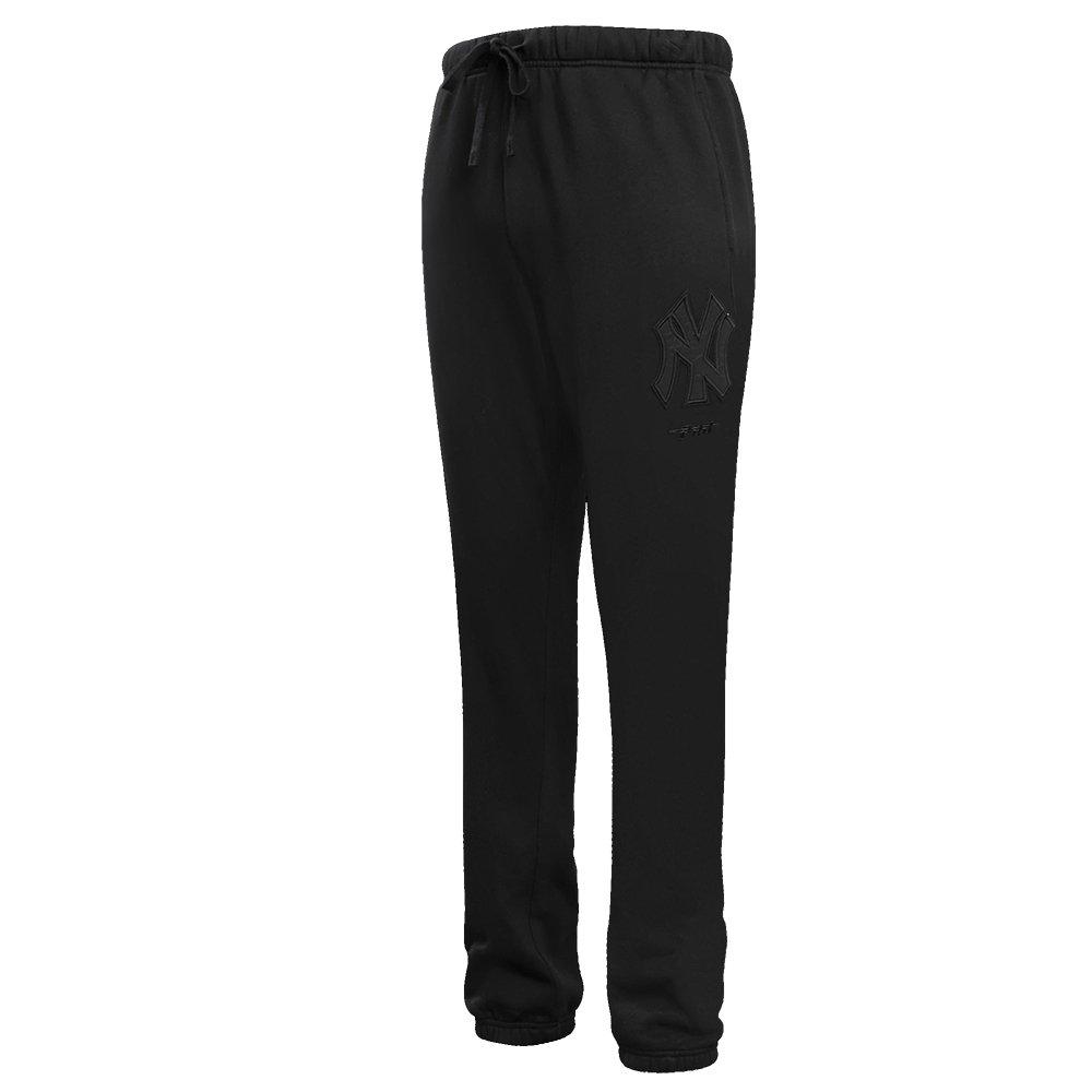 Pro Standard Men's MLB New York Yankees Neutral Sweatpants - BLACK Thumbnail View 3